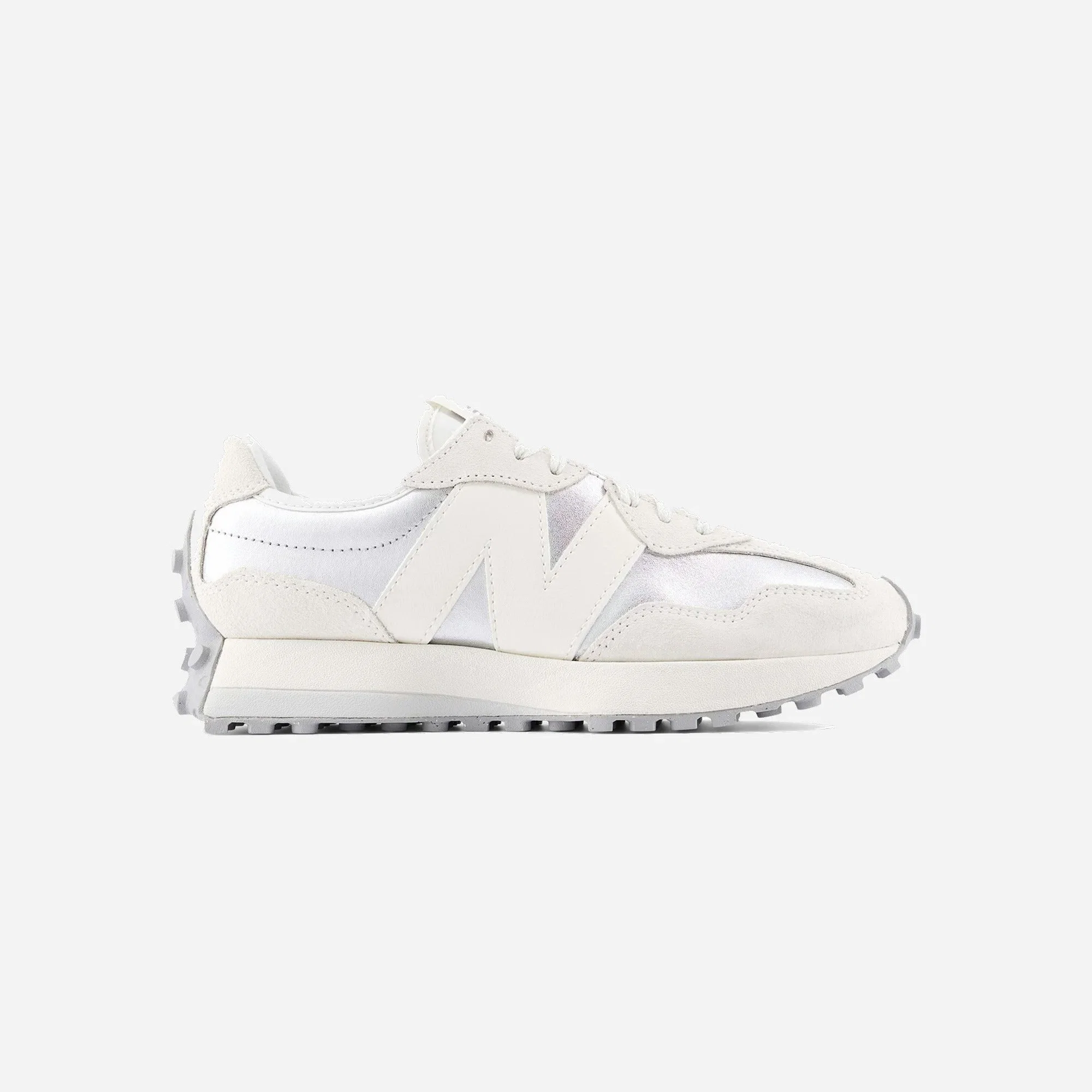 New Balance 327 Silver Metallic Sea Salt Womens