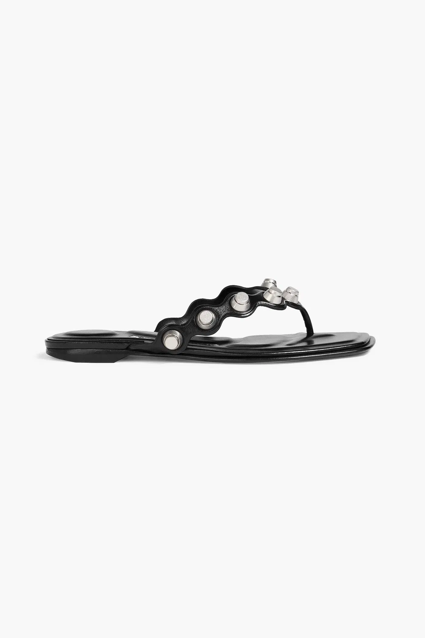 Alexander Wang Riot 85 Studded Leather Sandals Black Women's