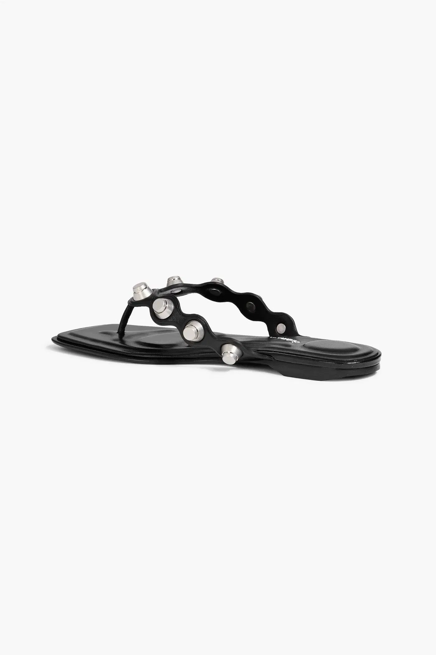 Alexander Wang Riot 85 Studded Leather Sandals Black Women's