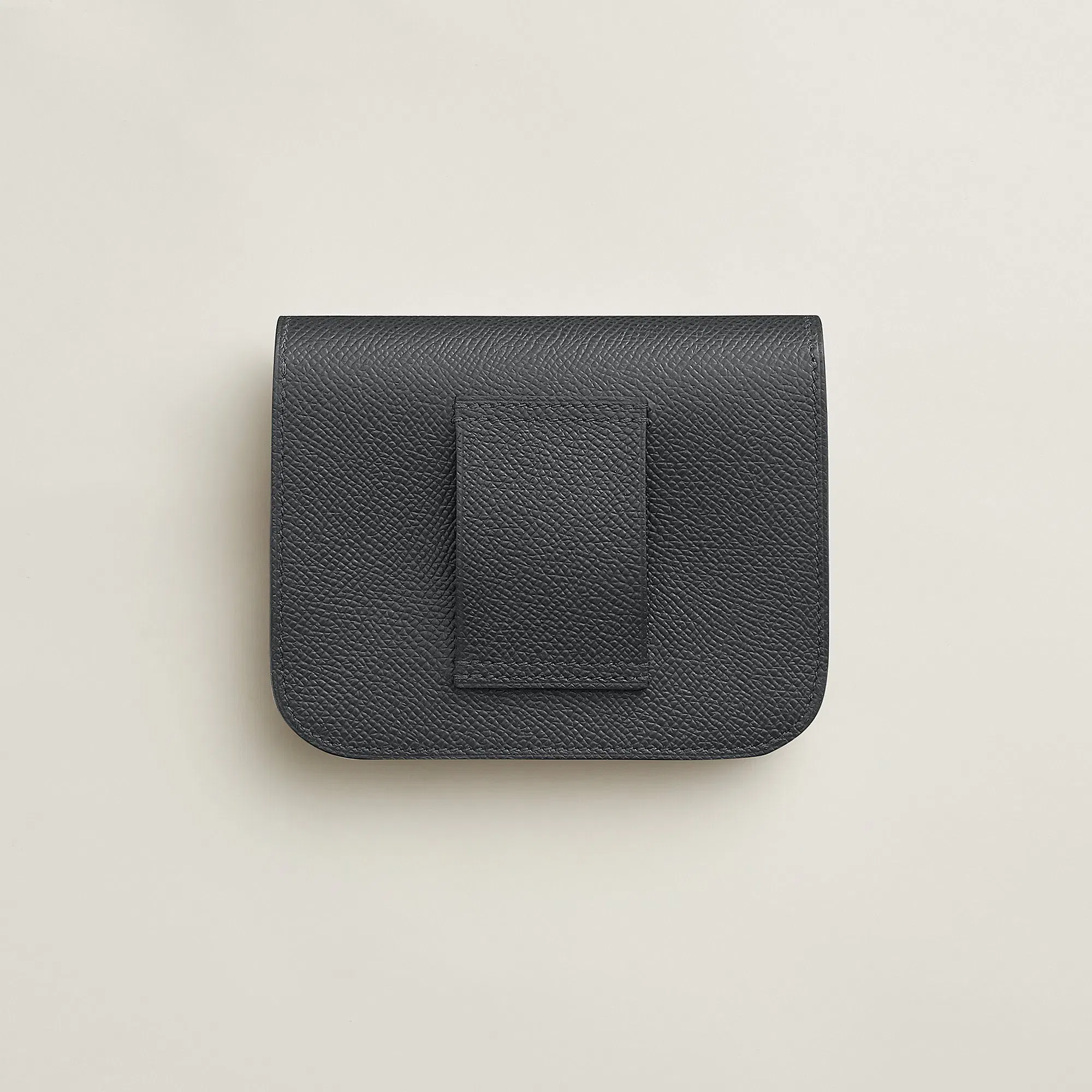 Hermes Constance Slim Wallet Bleu Saphir