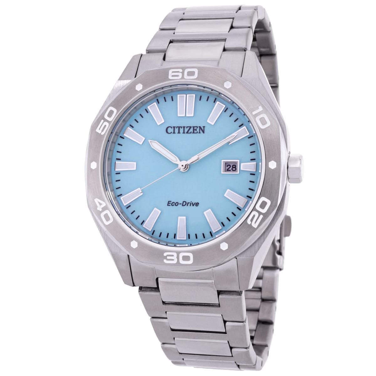 Citizen Eco-Drive Blue Dial Mens Watch