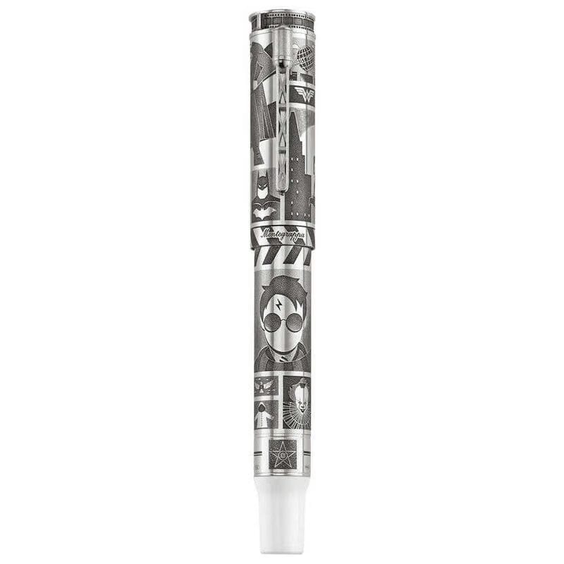 Limited Edition Montegrappa Warner Bros. 100Th Anniversary Broad Nib Silver/White Fountain Pen Iswbn5Se
