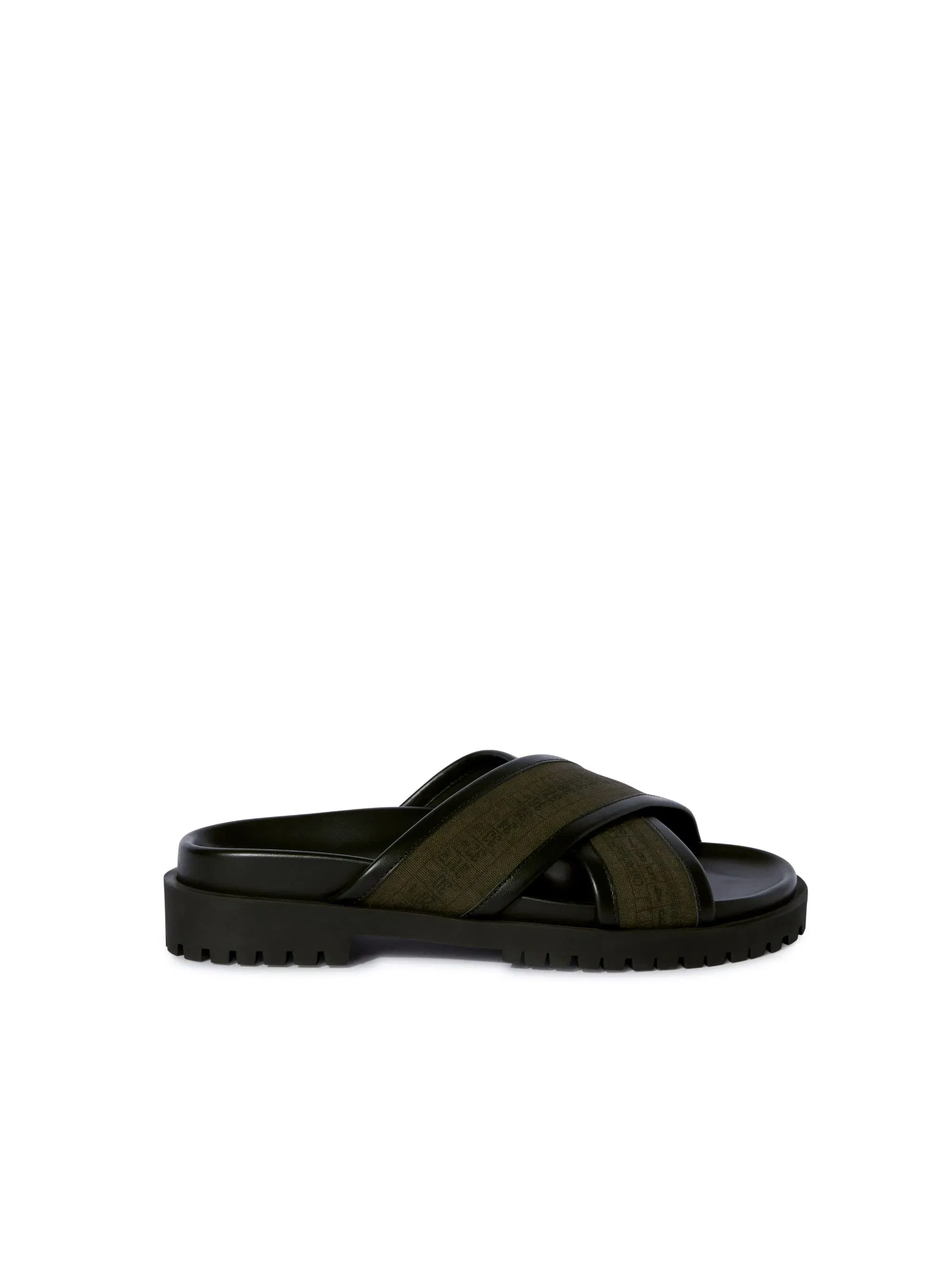 Off-White Chicago Criss Cross Sandal Green