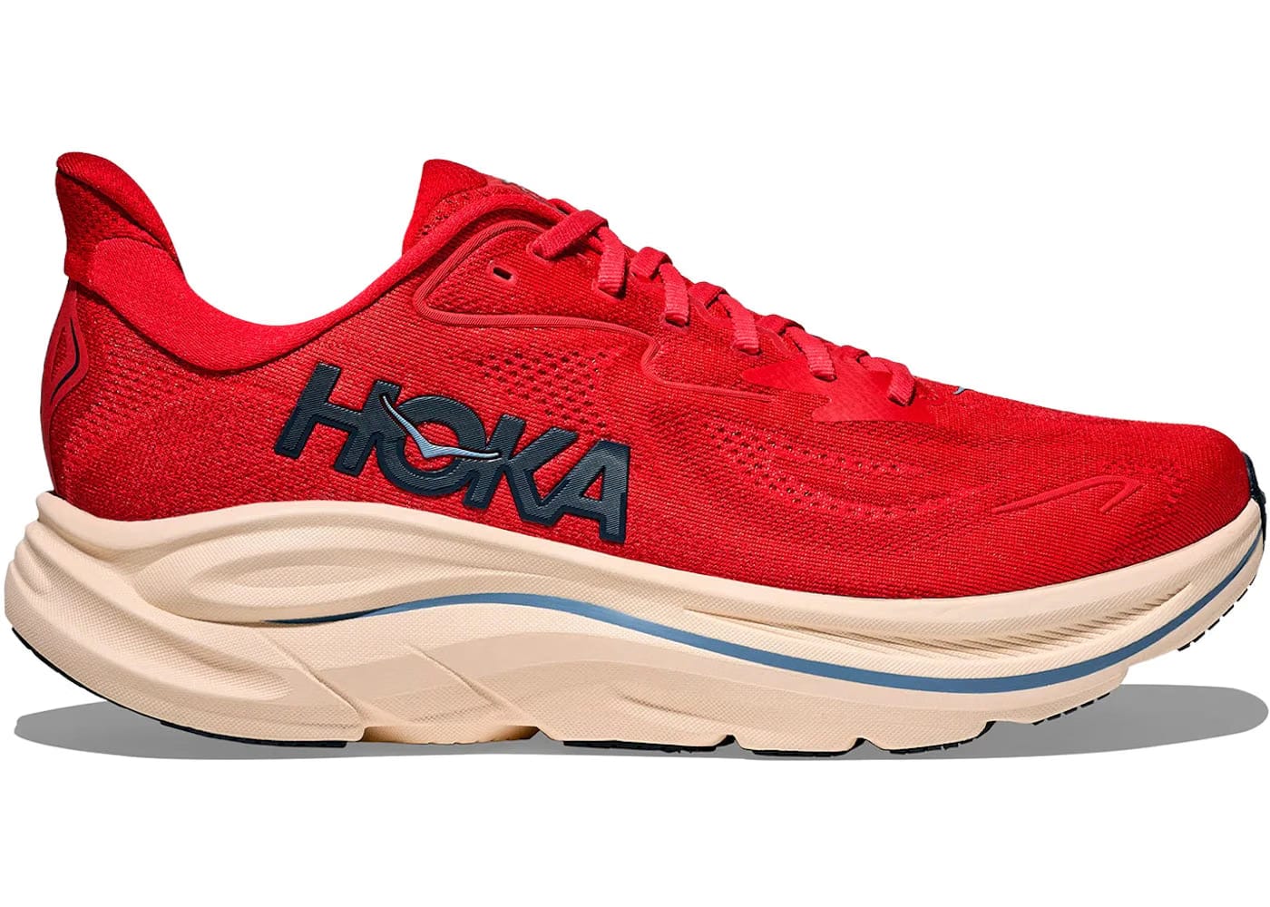 Hoka One One Clifton 10 Vermillion Varsity Navy