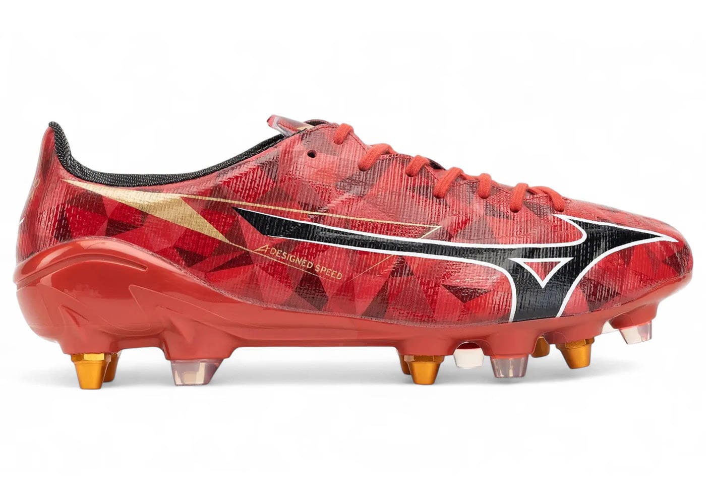 Mizuno Alpha Ii Japan Mix Morelia 40Th Red Black Gold
