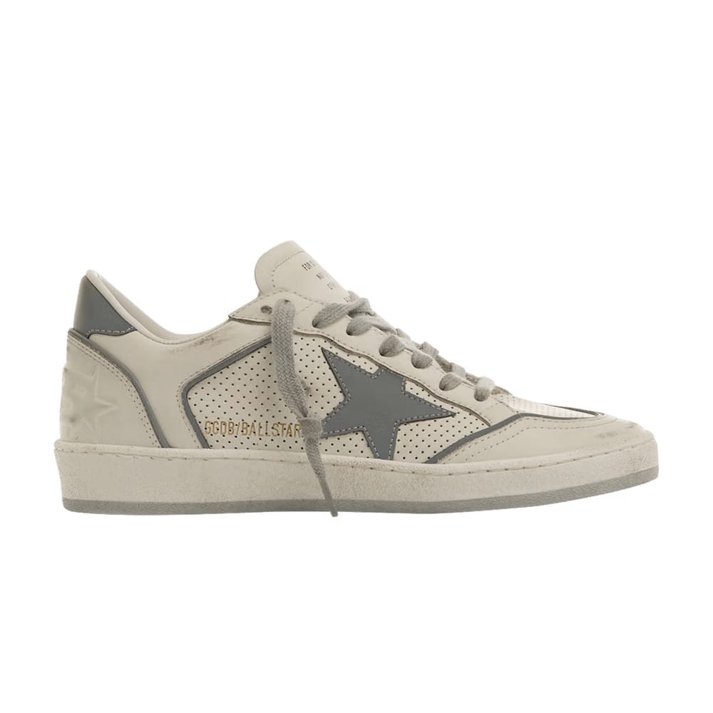 Golden Goose Wmns Ball Star 'White Silver'