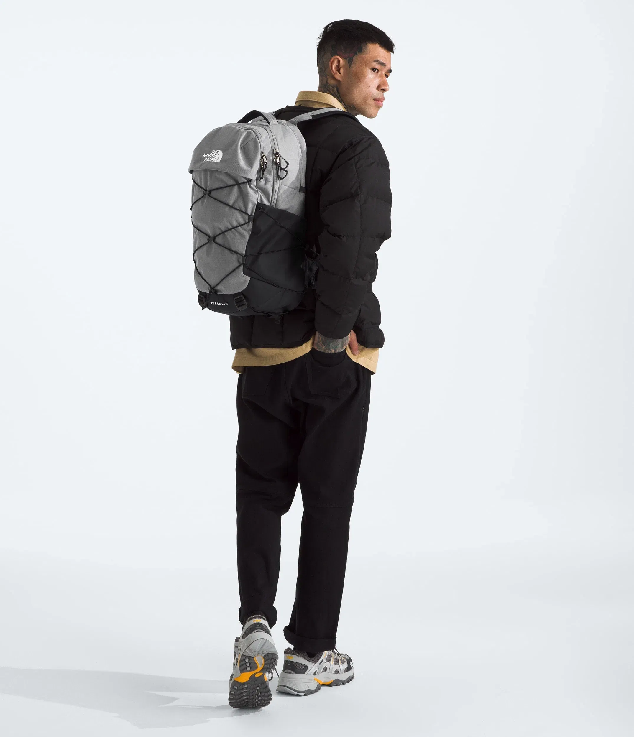 The North Face Borealis Backpack Meld Grey Dark Heather