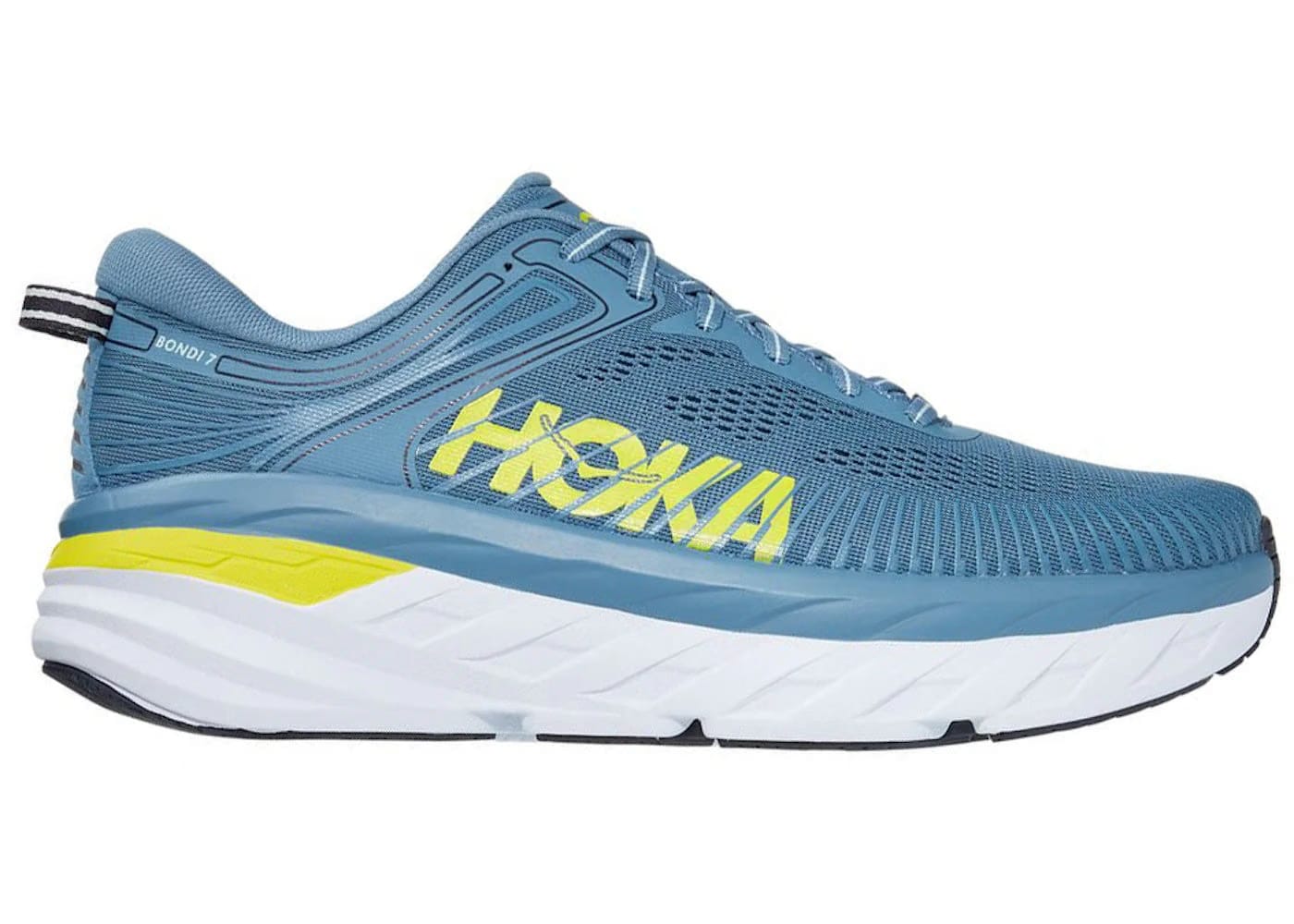 Hoka One One Bondi 7 Provincial Blue Citrus