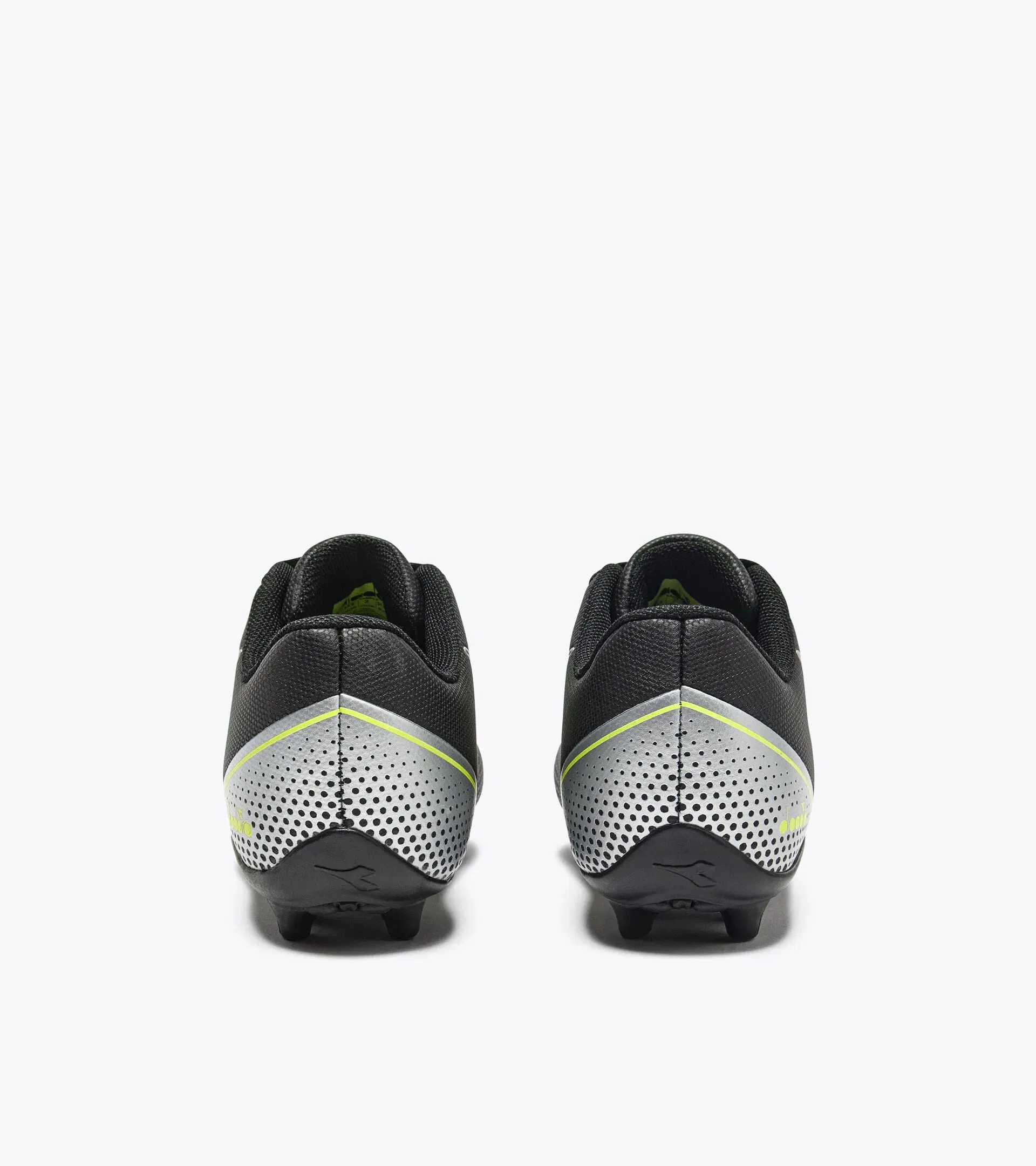 Diadora Pichichi 7 Md Jr Black/Yellow Fl Dd/Silver