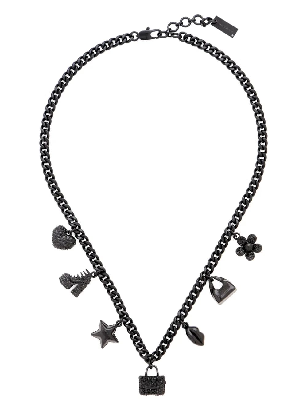 The Mini Icon Pave-charm necklace