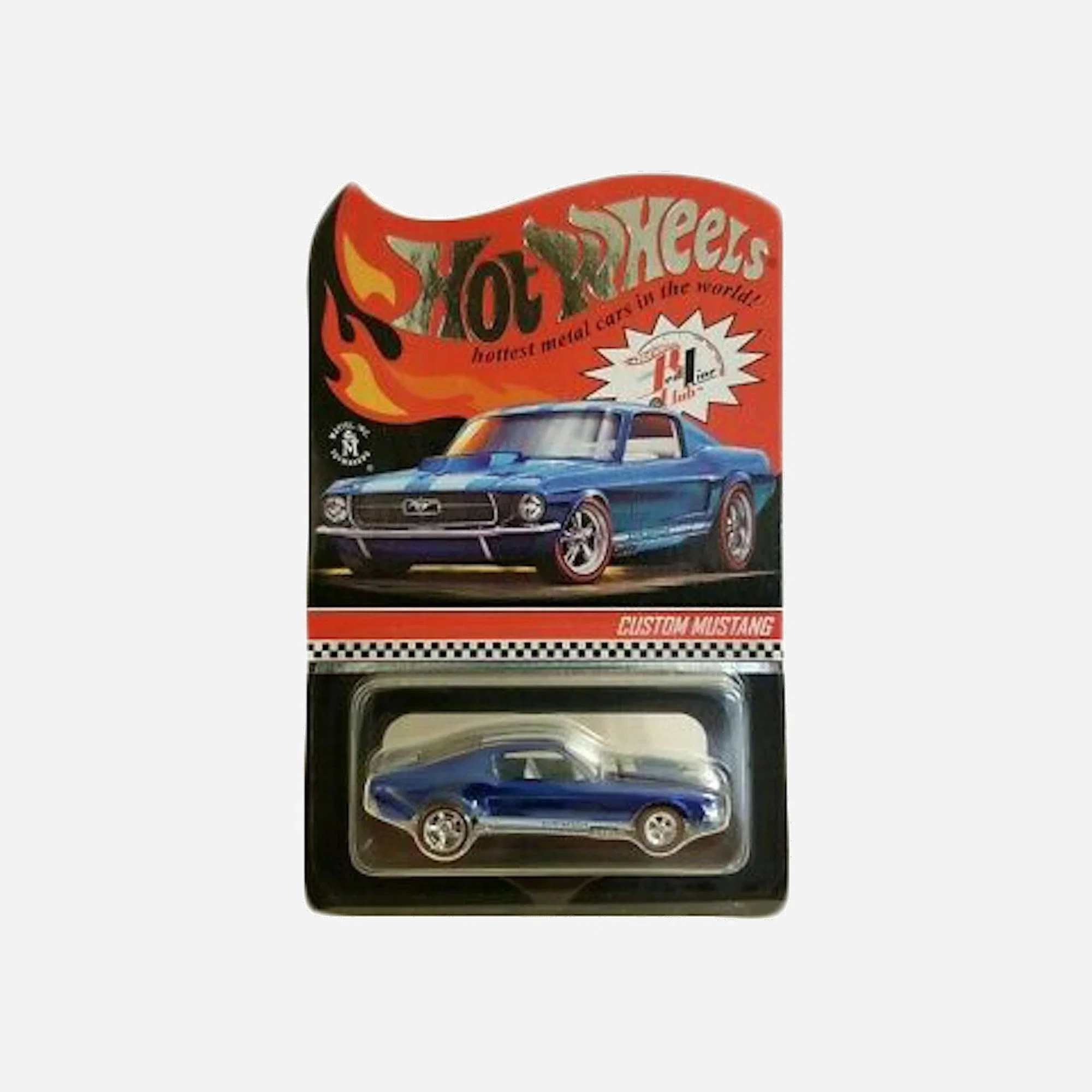 Hot Wheels Rlc Custom Mustang Spectraflame Otto Blue
