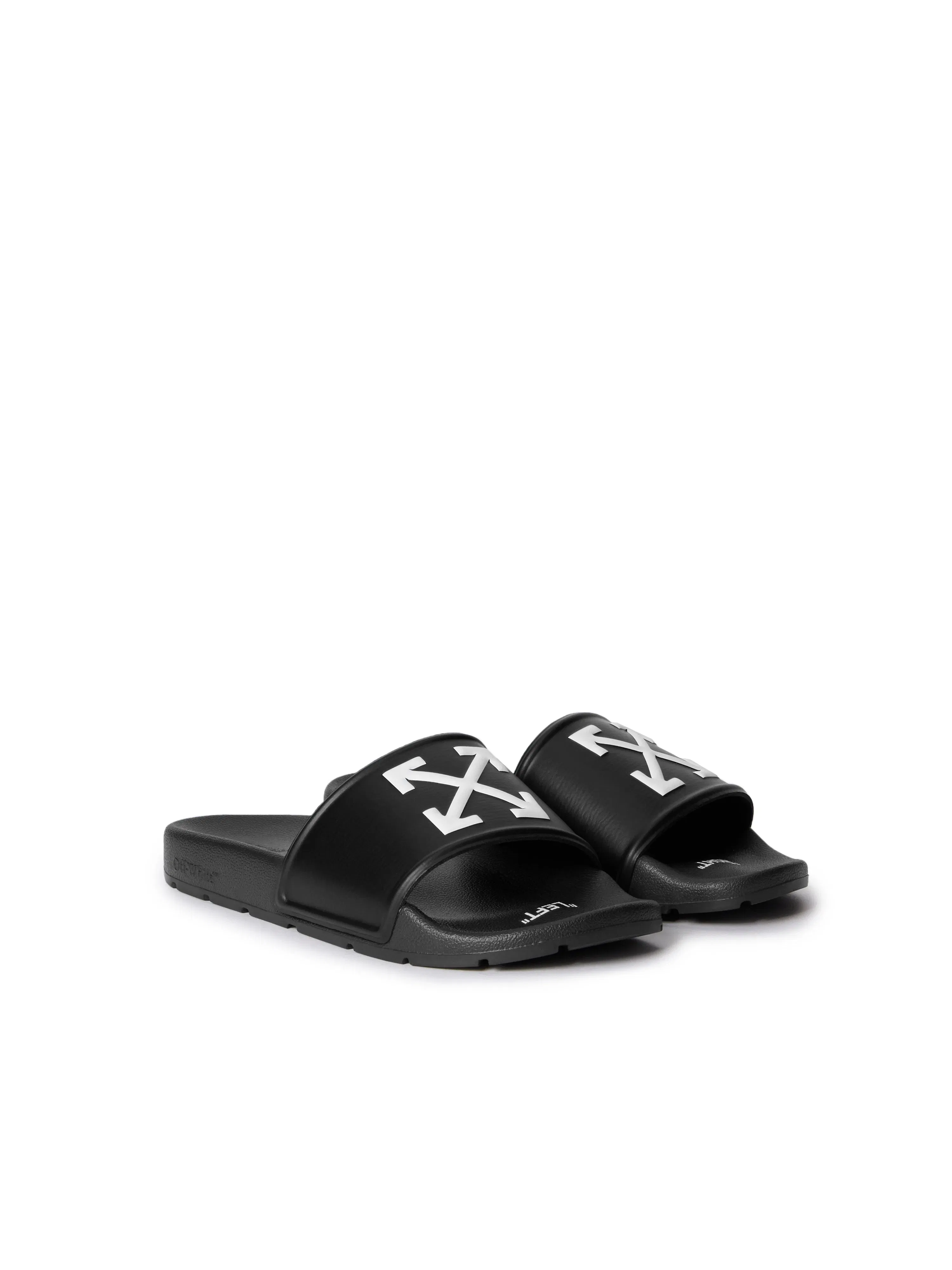 Off-White Arrow Slider Sandals Womens Black