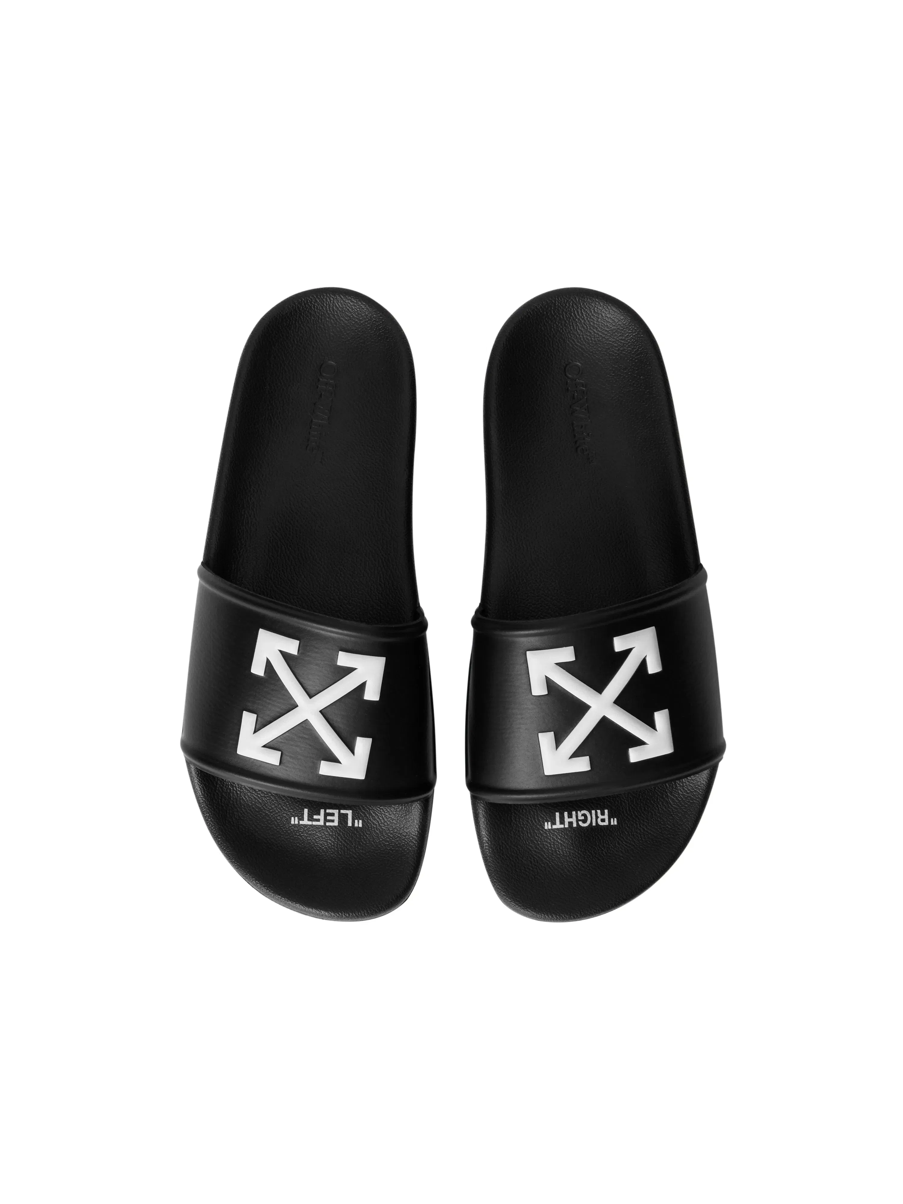 Off-White Arrow Slider Sandals Womens Black