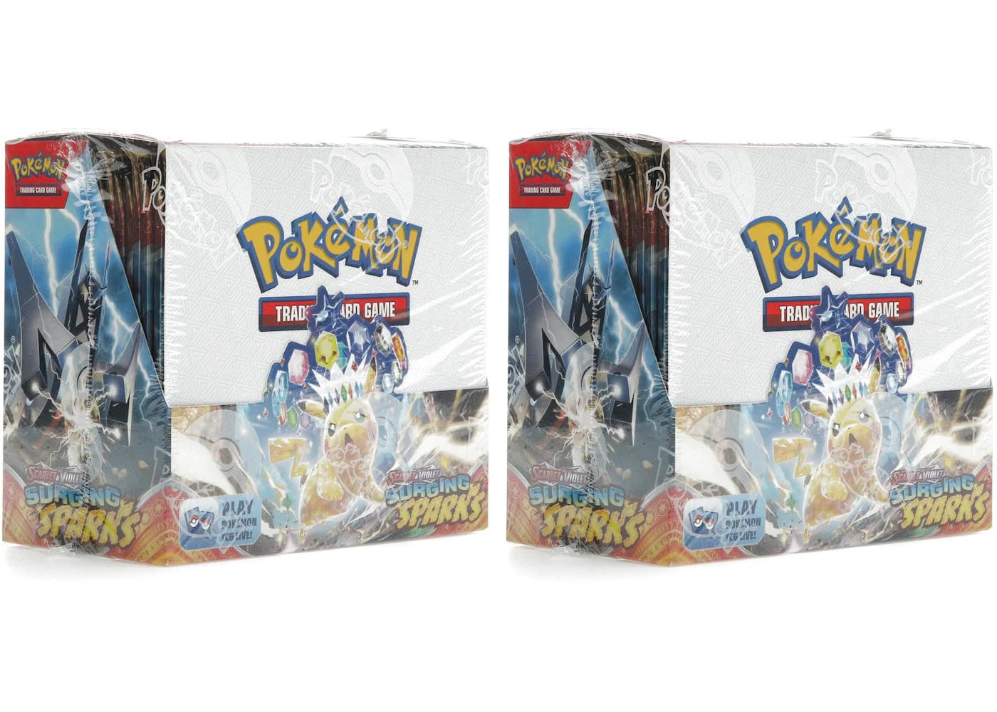 Pokemon Scarlet & Violet Surging Sparks Booster Display Box 2X Lot