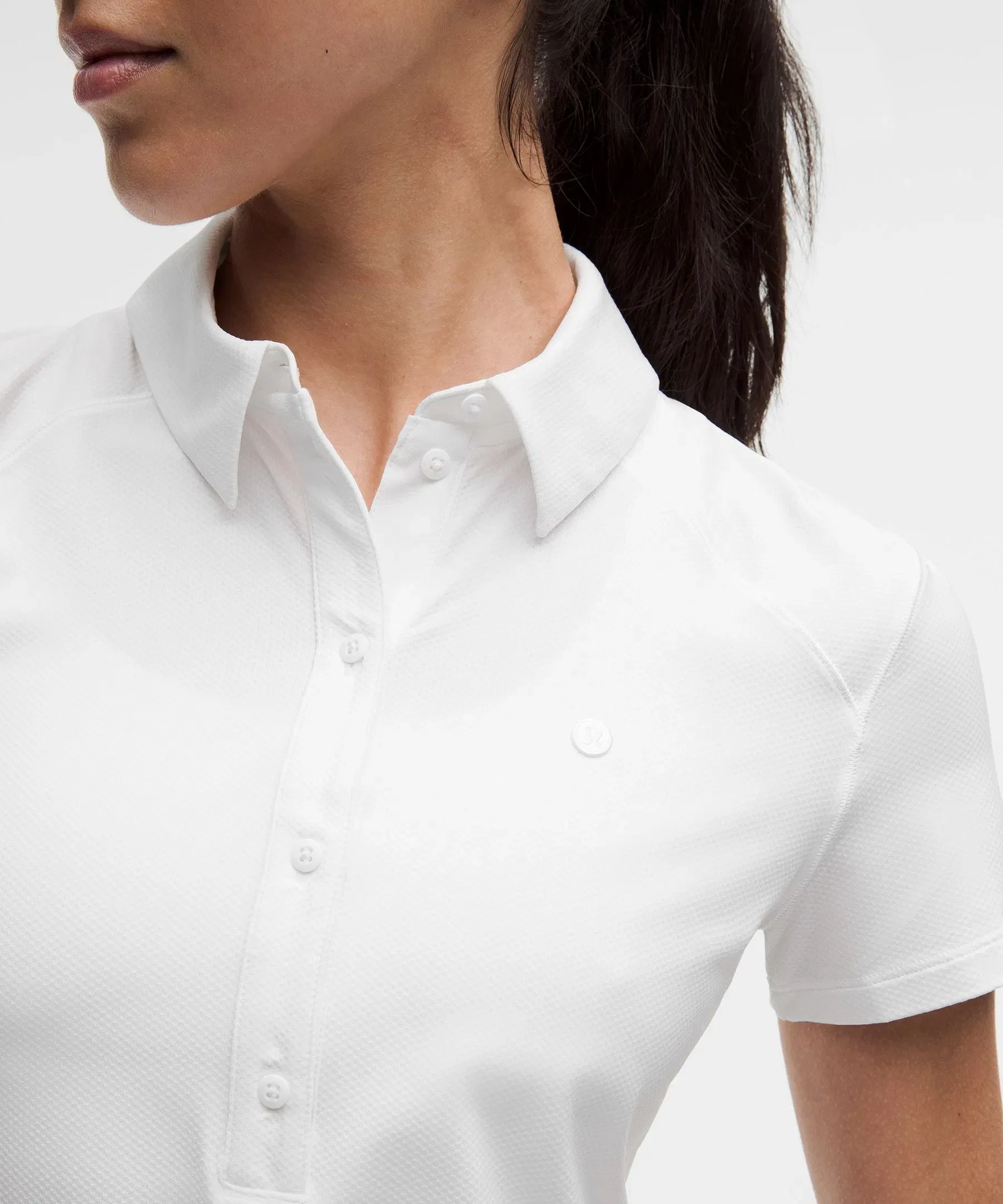 Lululemon Quick-Dry Short-Sleeve Polo Shirt *Straight Hem