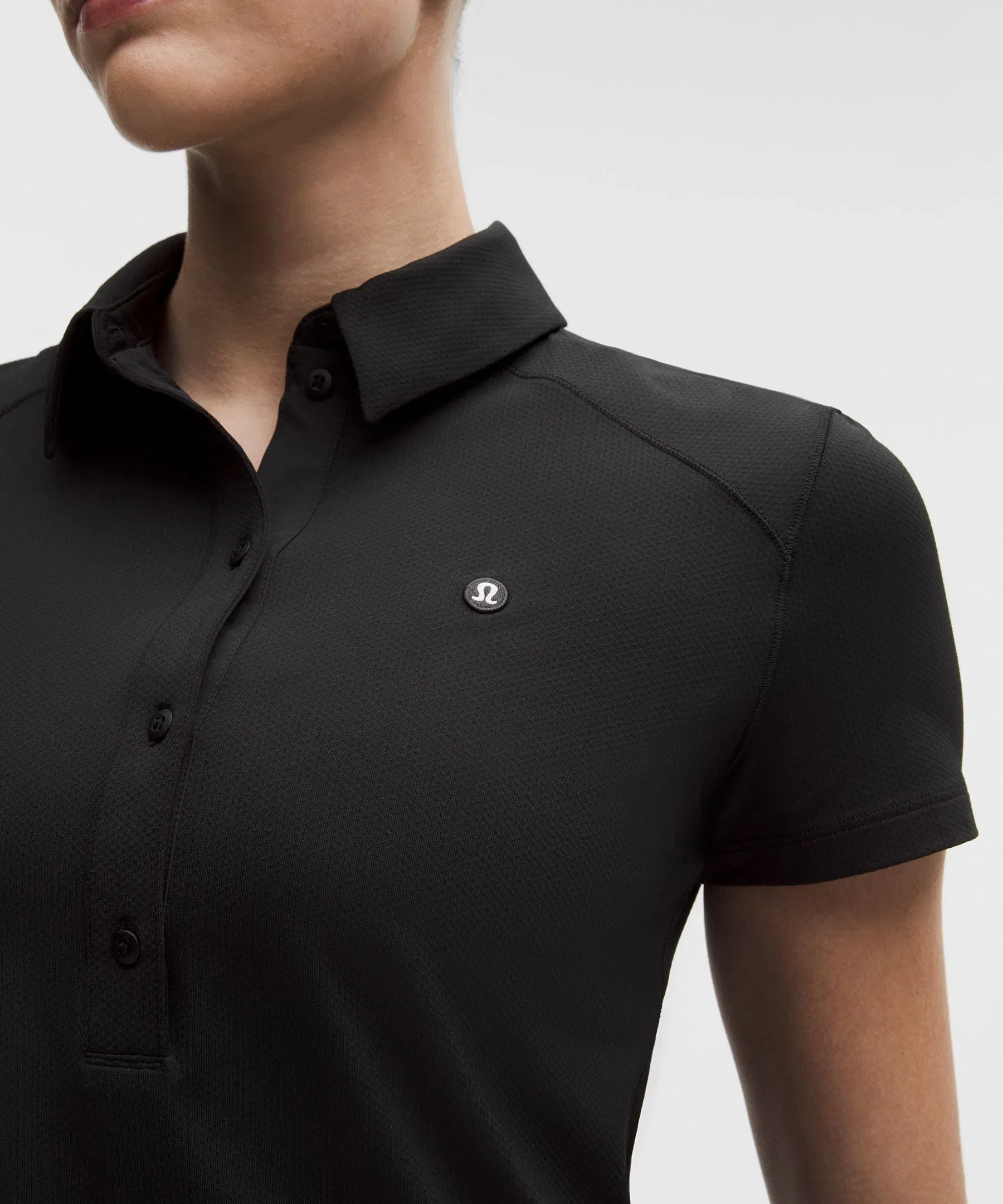 Lululemon Quick-Dry Short-Sleeve Polo Shirt *Straight Hem