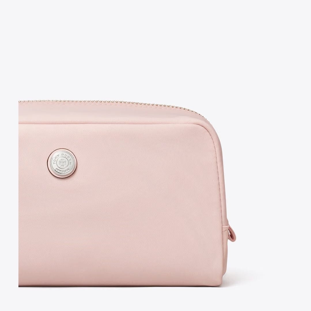 Tory Burch Medium Twist Cosmetic Case Rose