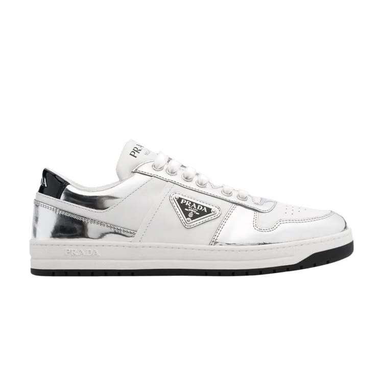 Wmns Prada Downtown Leather 'Silver White'