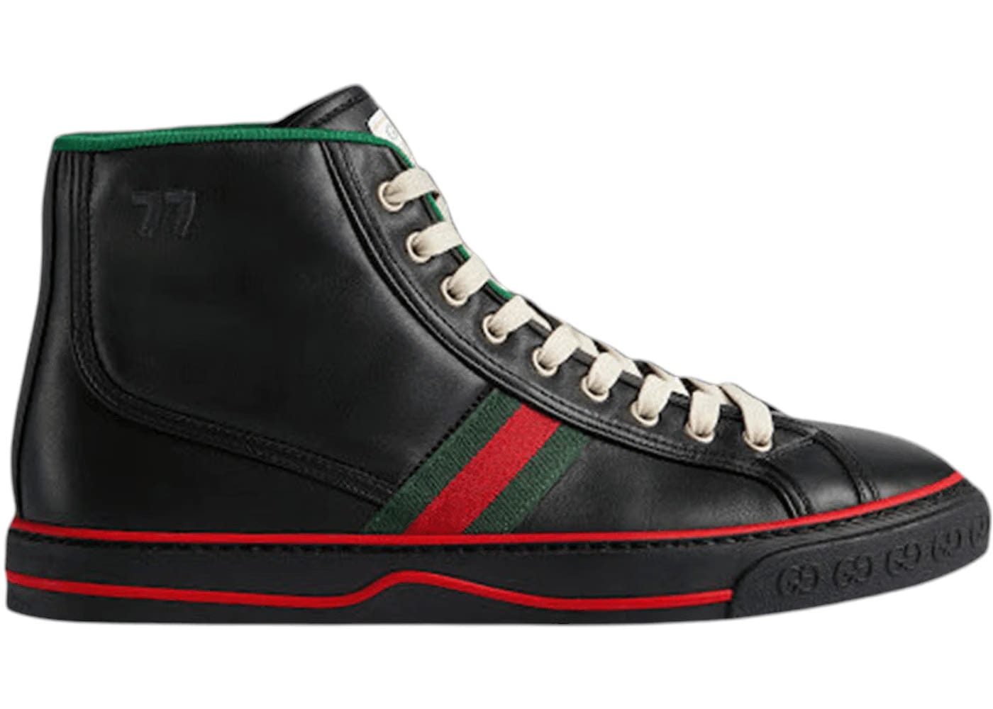 Gucci Tennis 1977 High Black Red Green