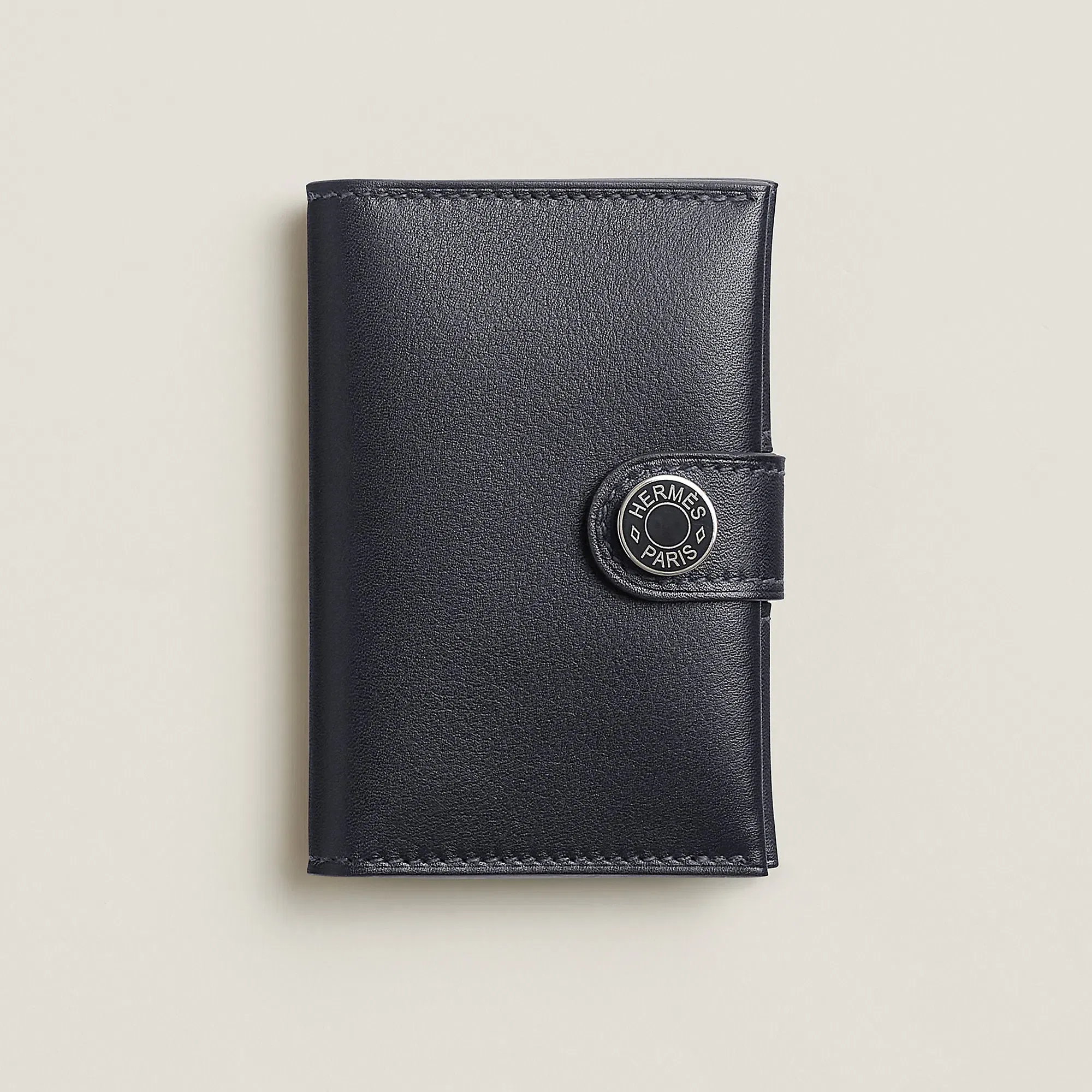 Hermes R.M.S Card Holder Bleu Zanzibar