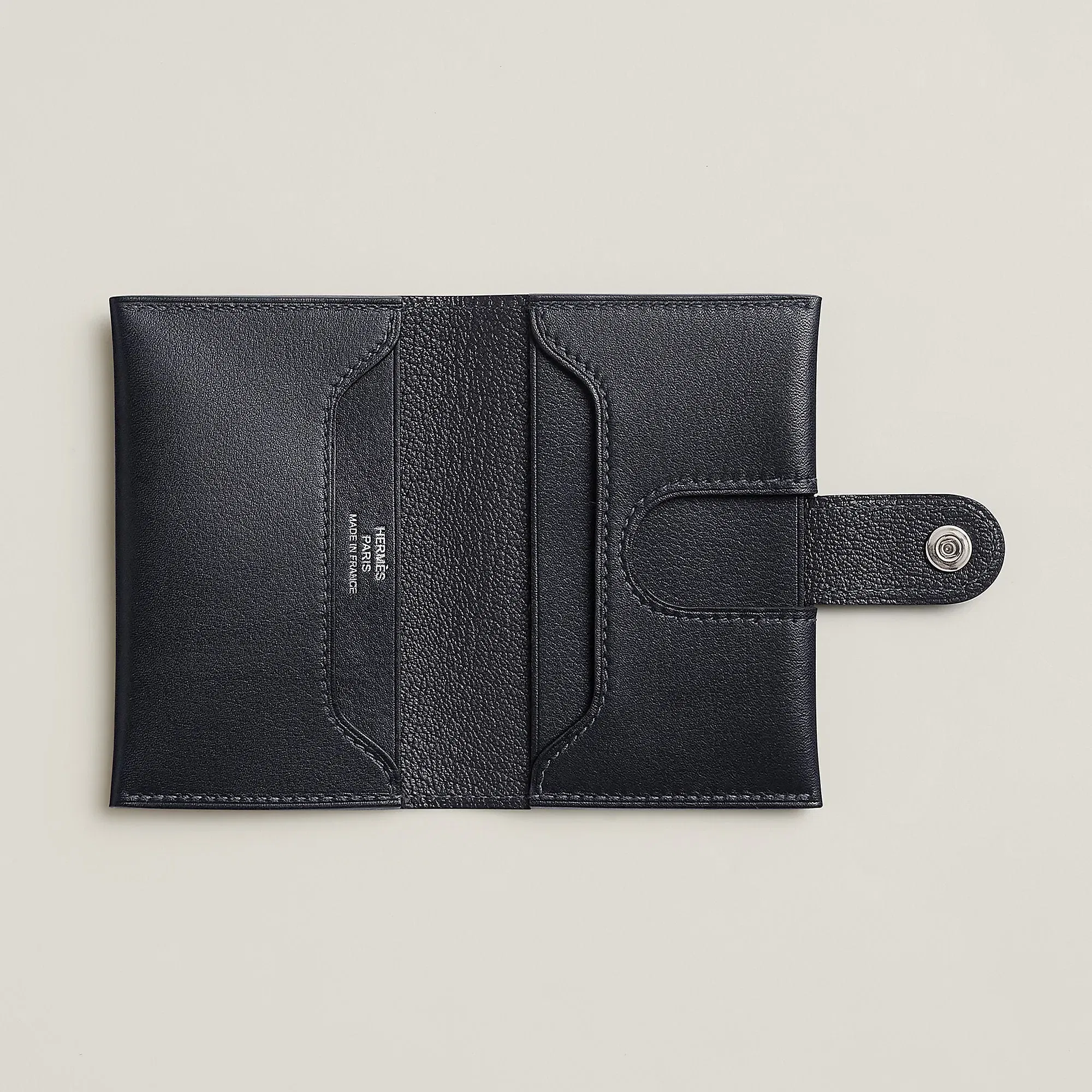 Hermes R.M.S Card Holder Bleu Zanzibar