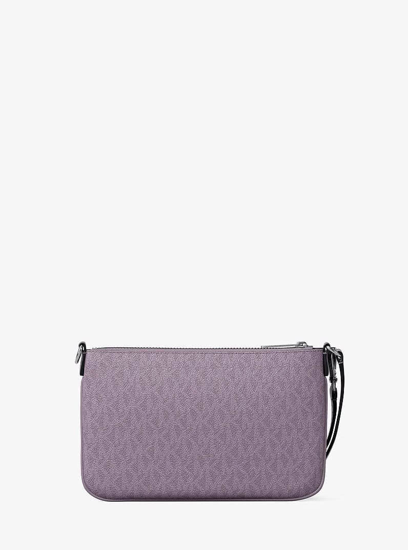 Michael Kors Jet Set Small Signature Logo Convertible Wristlet Lilac