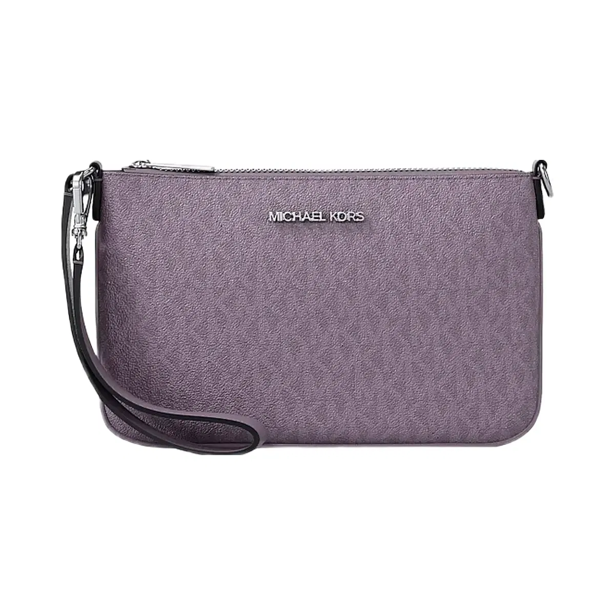 Michael Kors Jet Set Small Signature Logo Convertible Wristlet Lilac