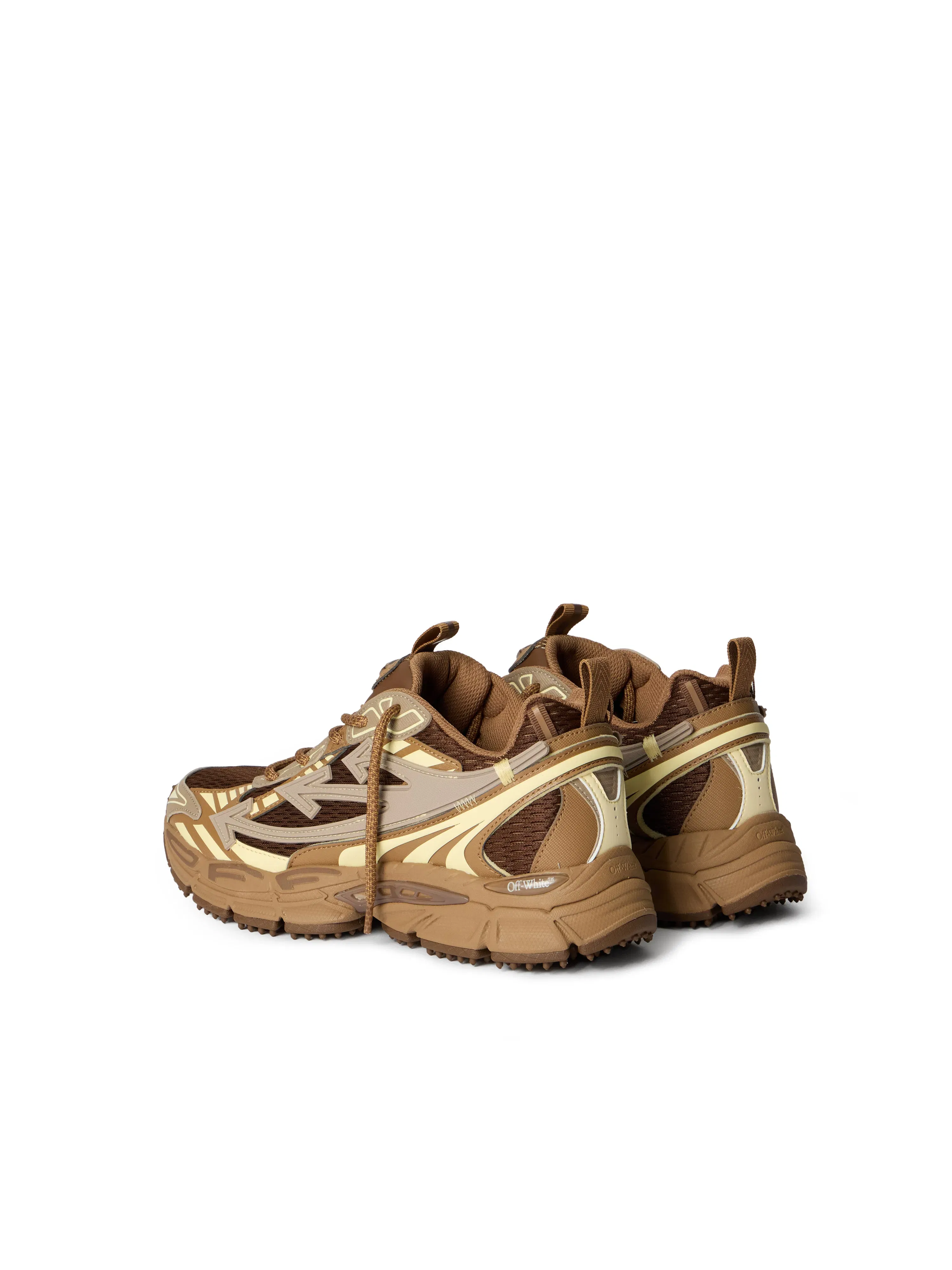 Off-White Be Right Back Sneakers Womens Brown