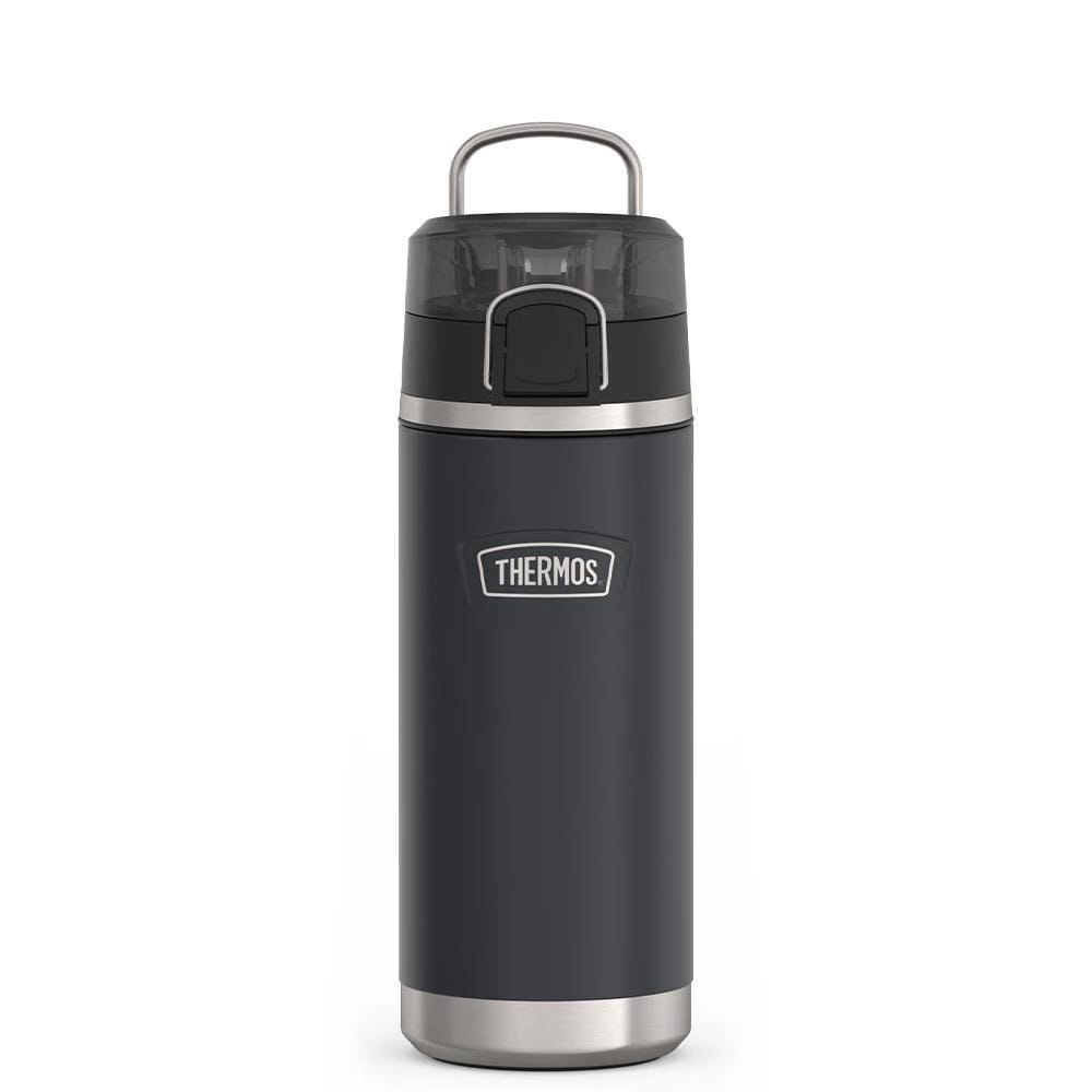 Thermos 18oz Icon Kids Water Bottle With Spout Lid Granite