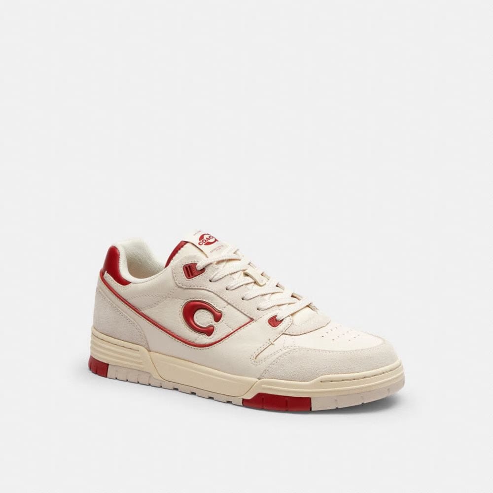 Men's Coach Soho Sneaker Chalk Poppy