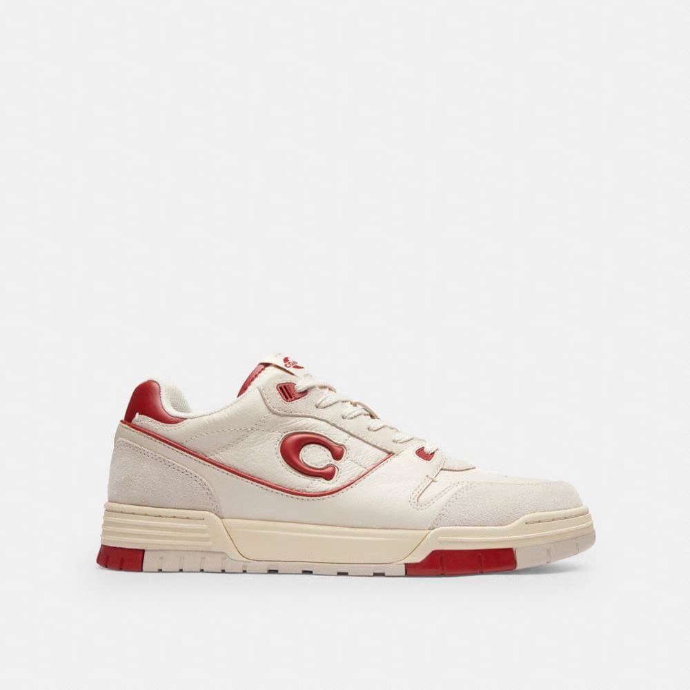Men's Coach Soho Sneaker Chalk Poppy