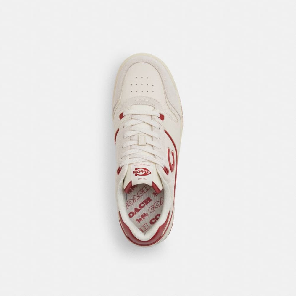 Men's Coach Soho Sneaker Chalk Poppy