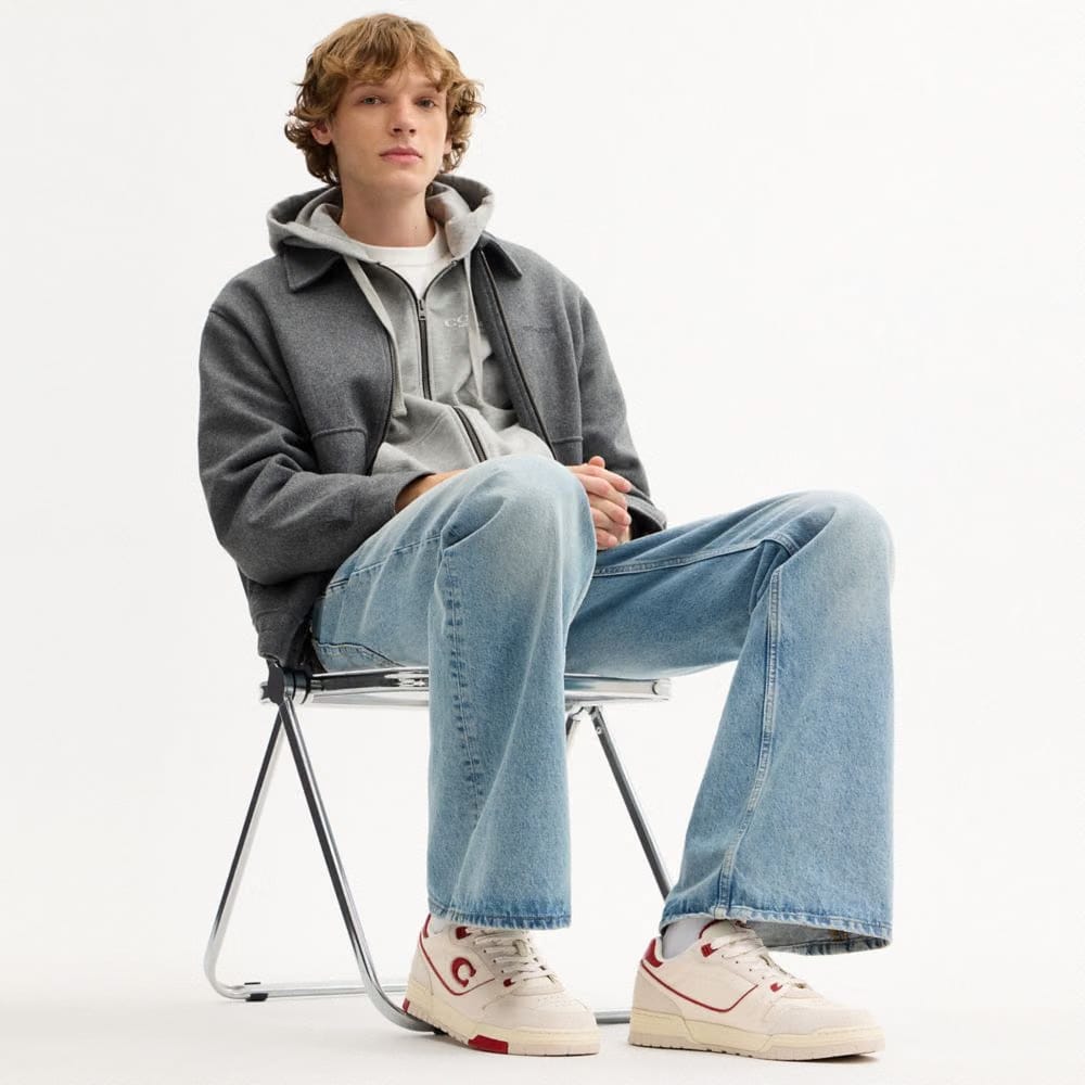 Men's Coach Soho Sneaker Chalk Poppy