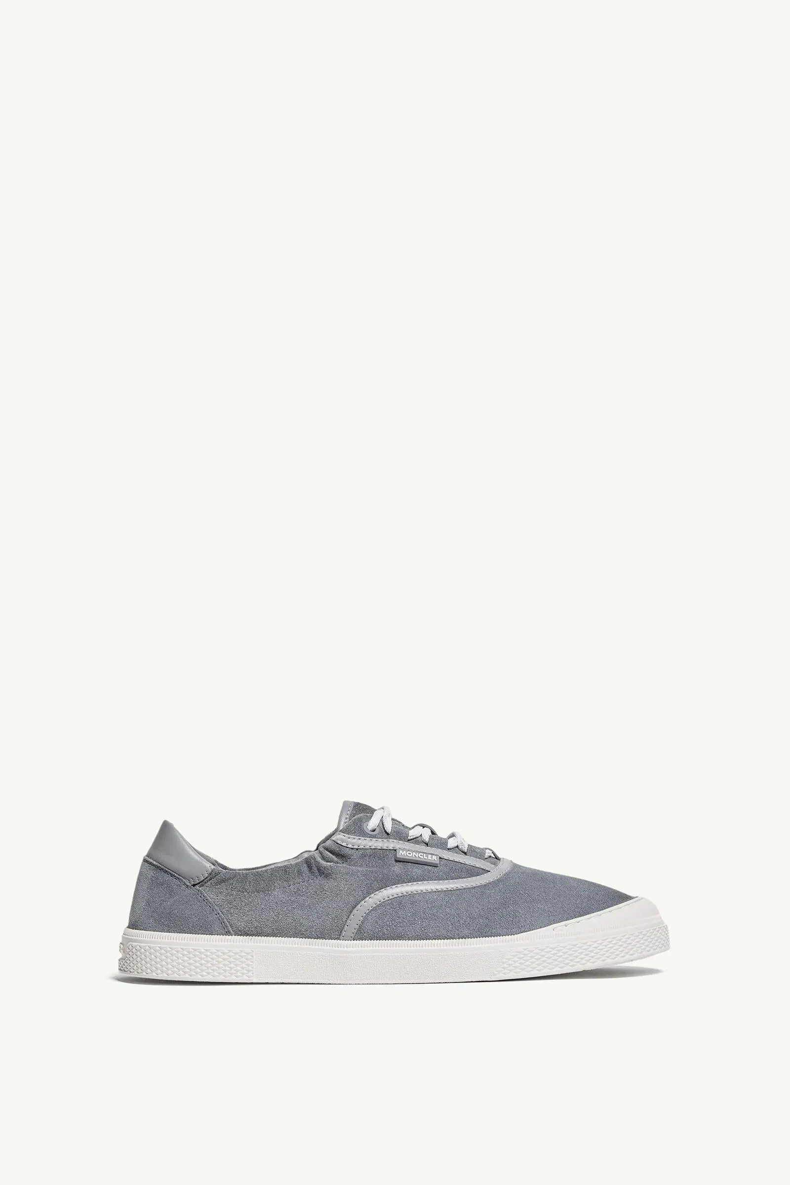 Moncler Vera Leisure Suede Sneakers Grey