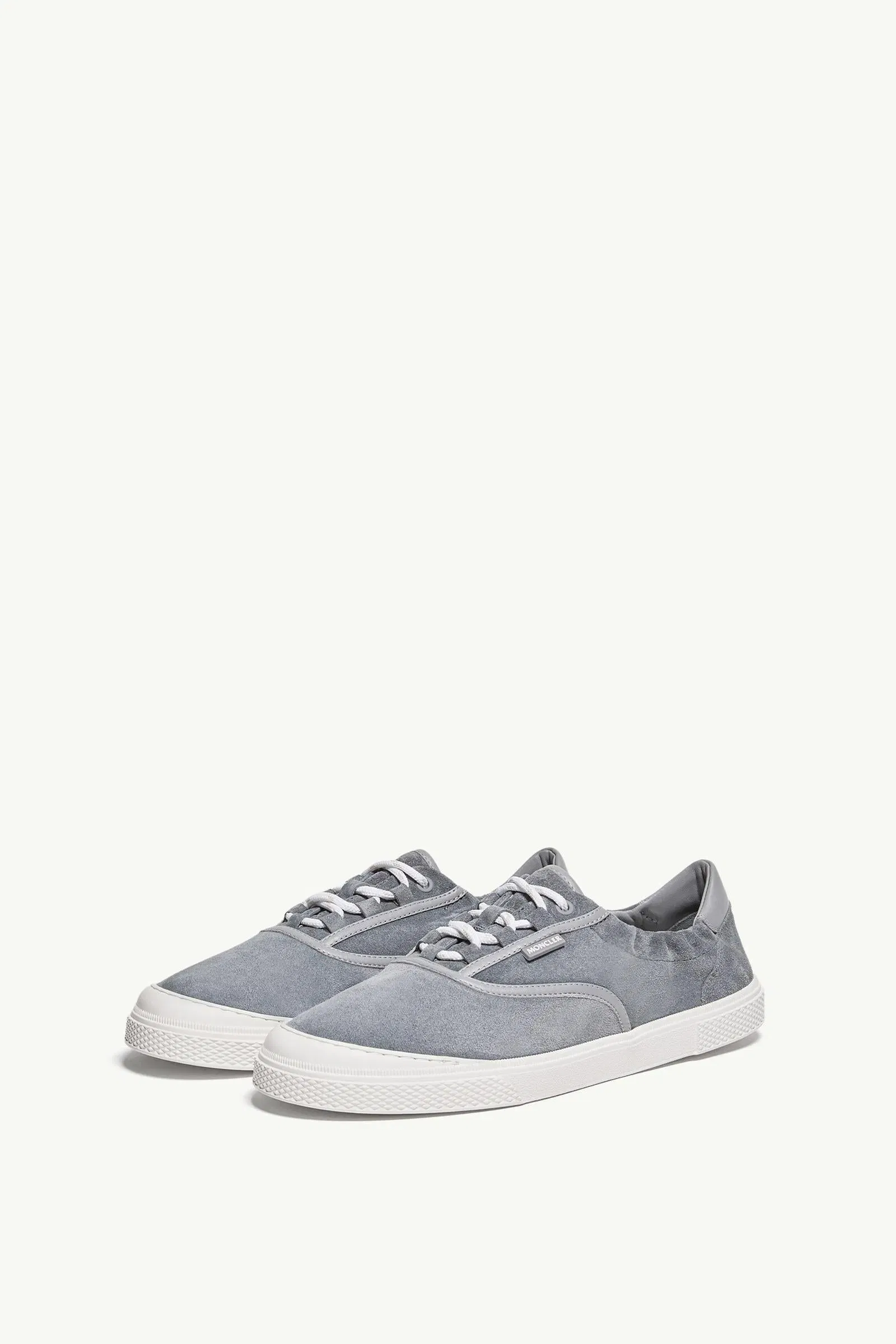 Moncler Vera Leisure Suede Sneakers Grey