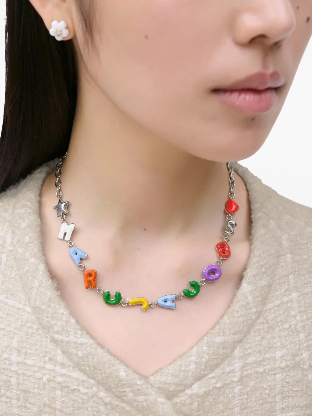 The Enamel Ballon necklace