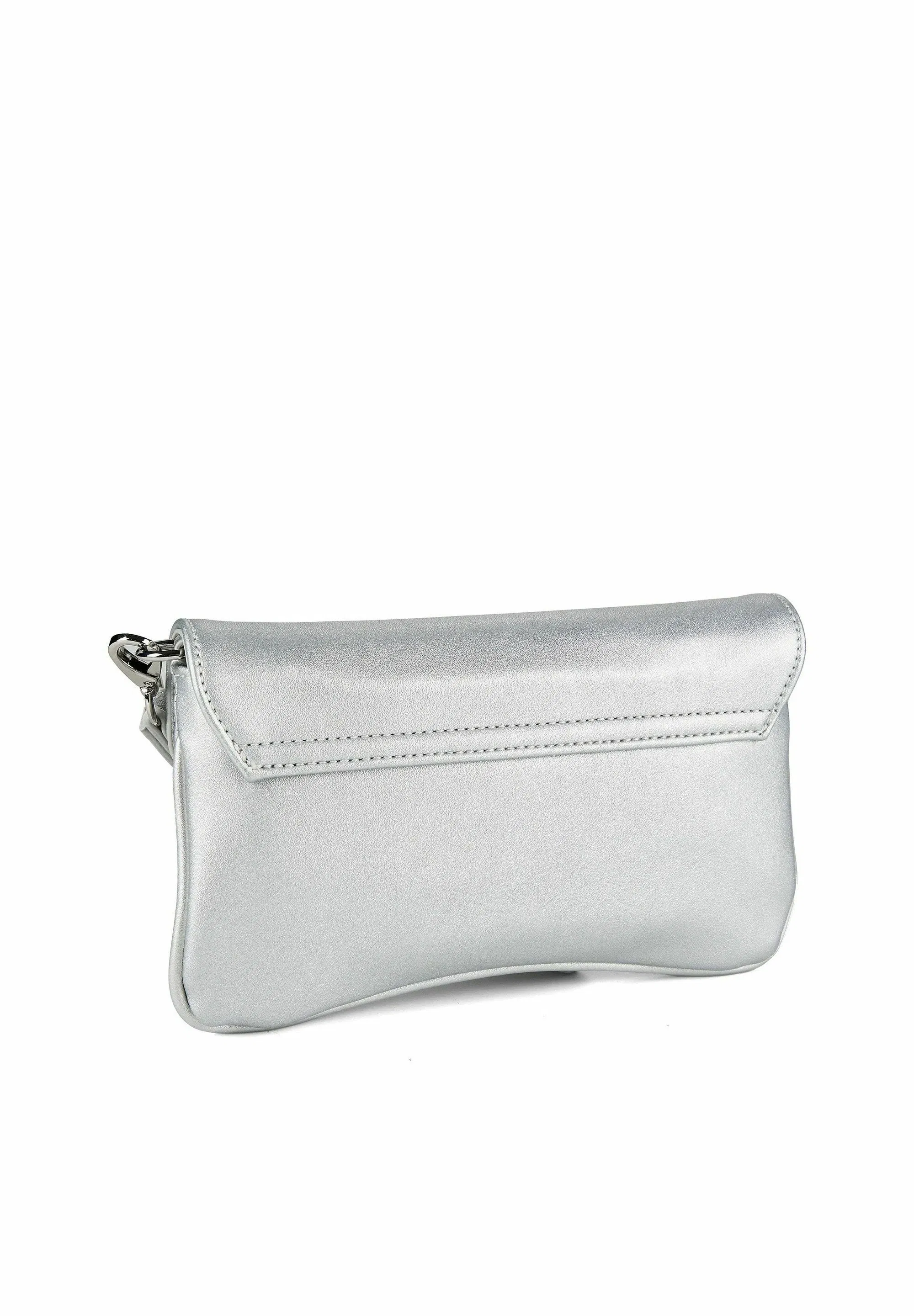 Valentino Bags Ariel Mir Clutch Tasche 21 Cm - Clutch - Silver-Coloured