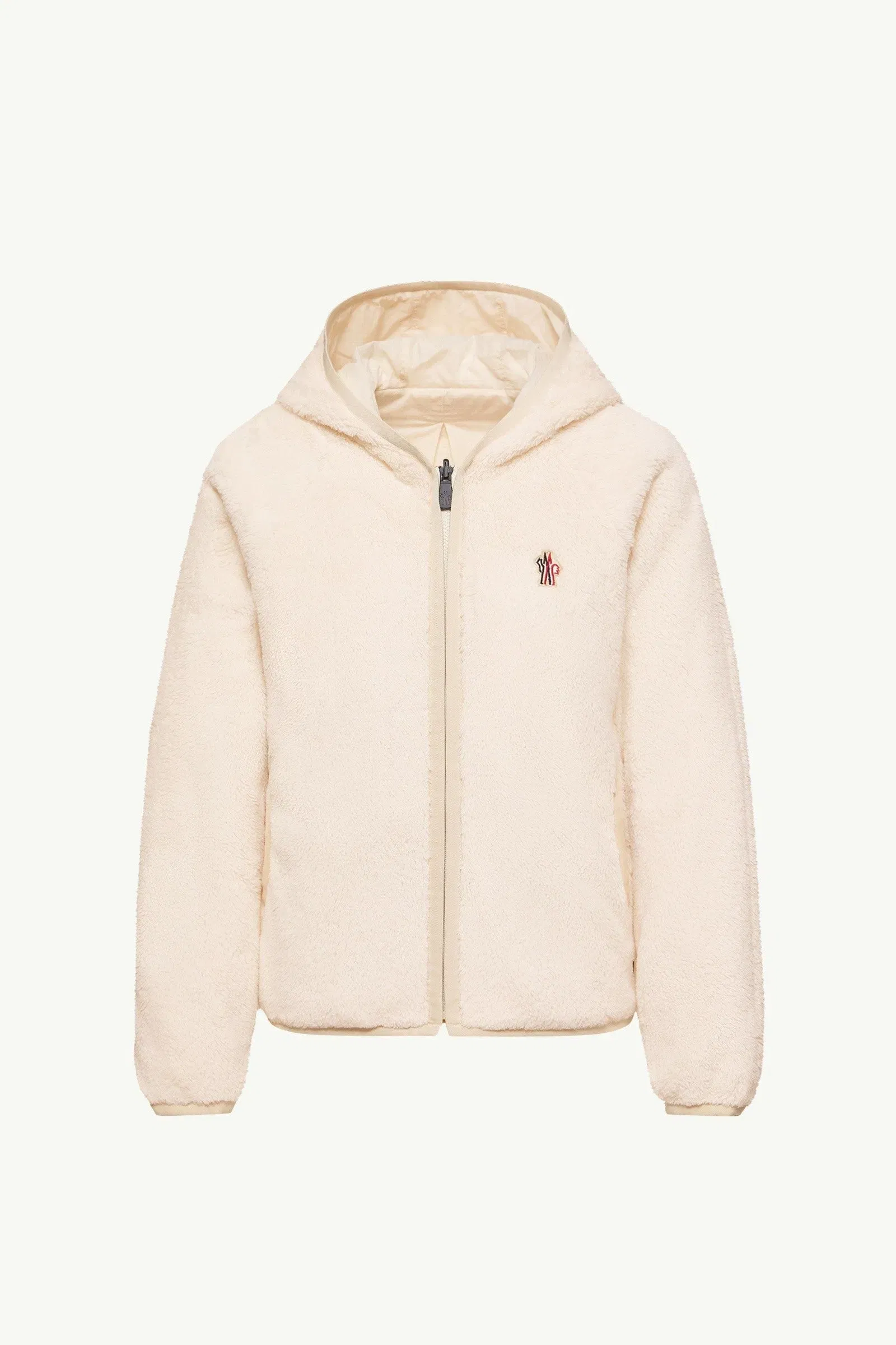 Moncler Reversible Polartec® High Loft™ Hoodie White Ivory White Ivory