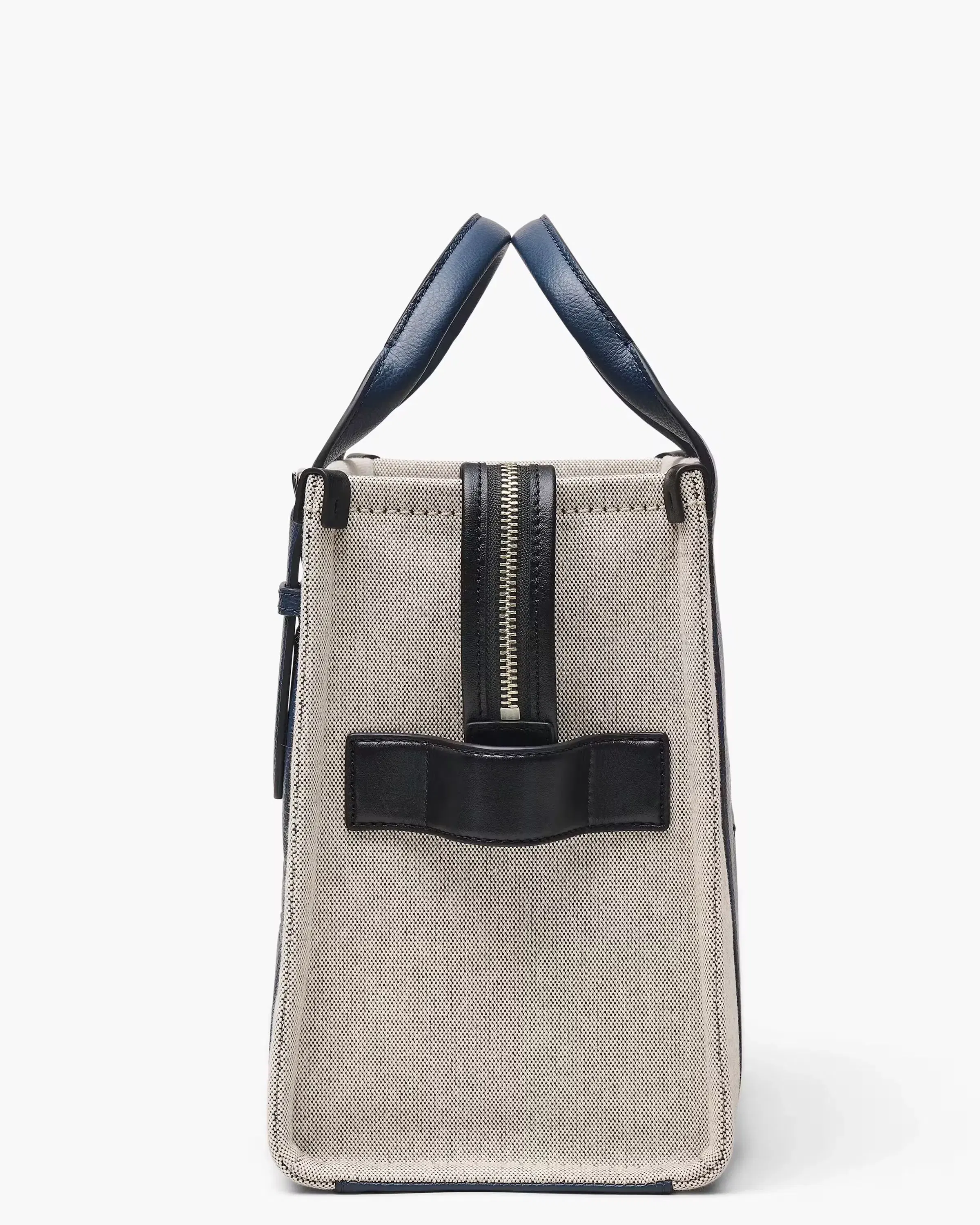 Marc Jacobs The Wavy Canvas Medium Tote Bag Ivory/Navy