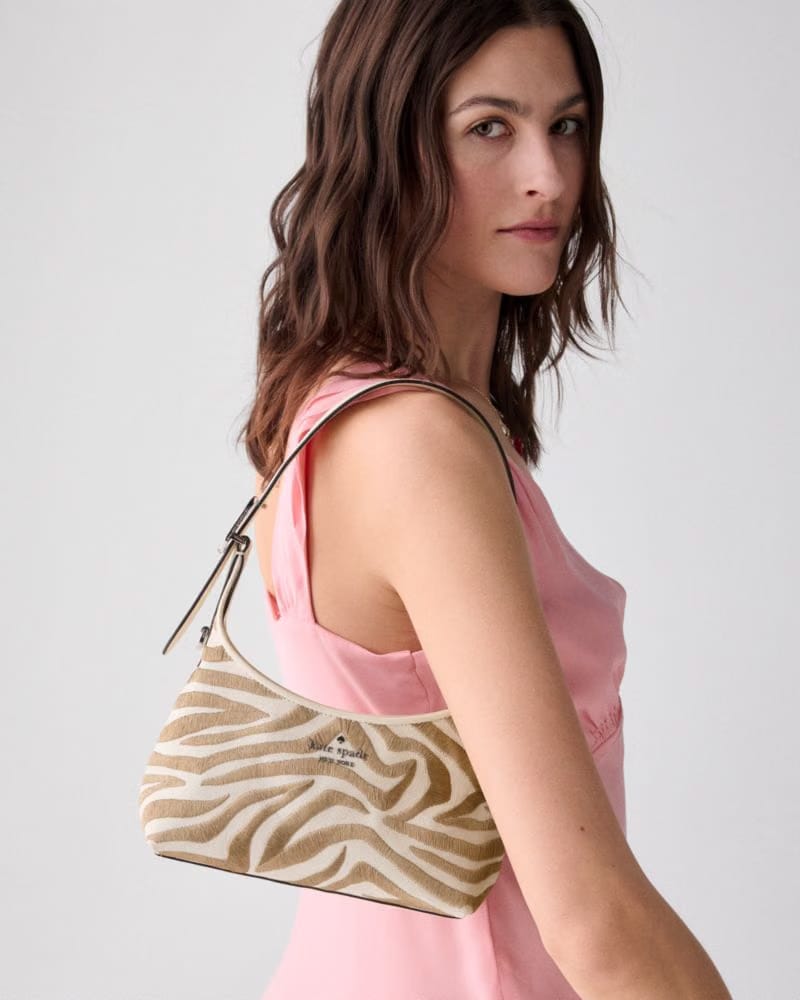 KateSpade 454 Zebra Mini Crossbody Bag Neutral Multi