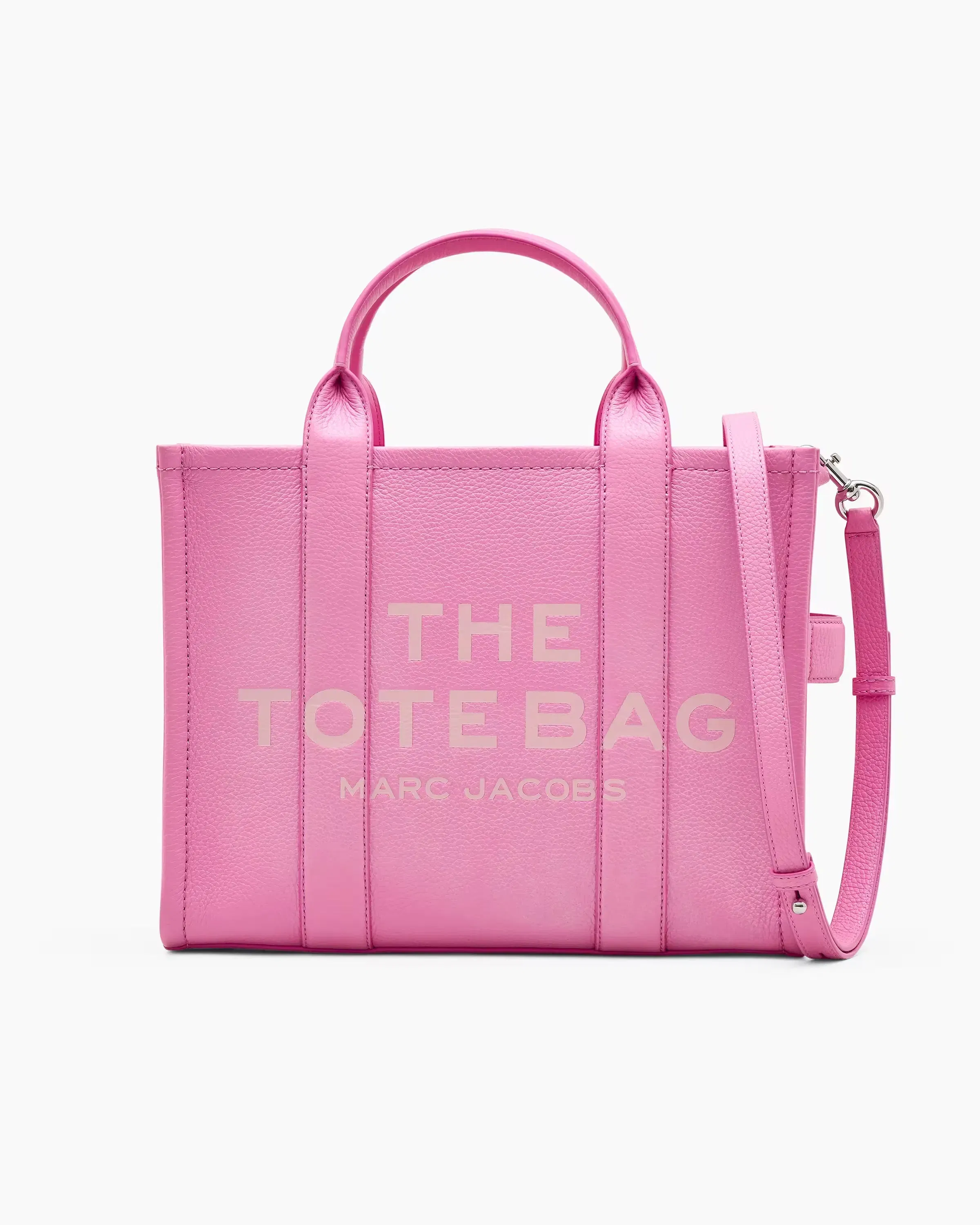 Marc Jacobs The Leather Medium Tote Bag Petal Pink