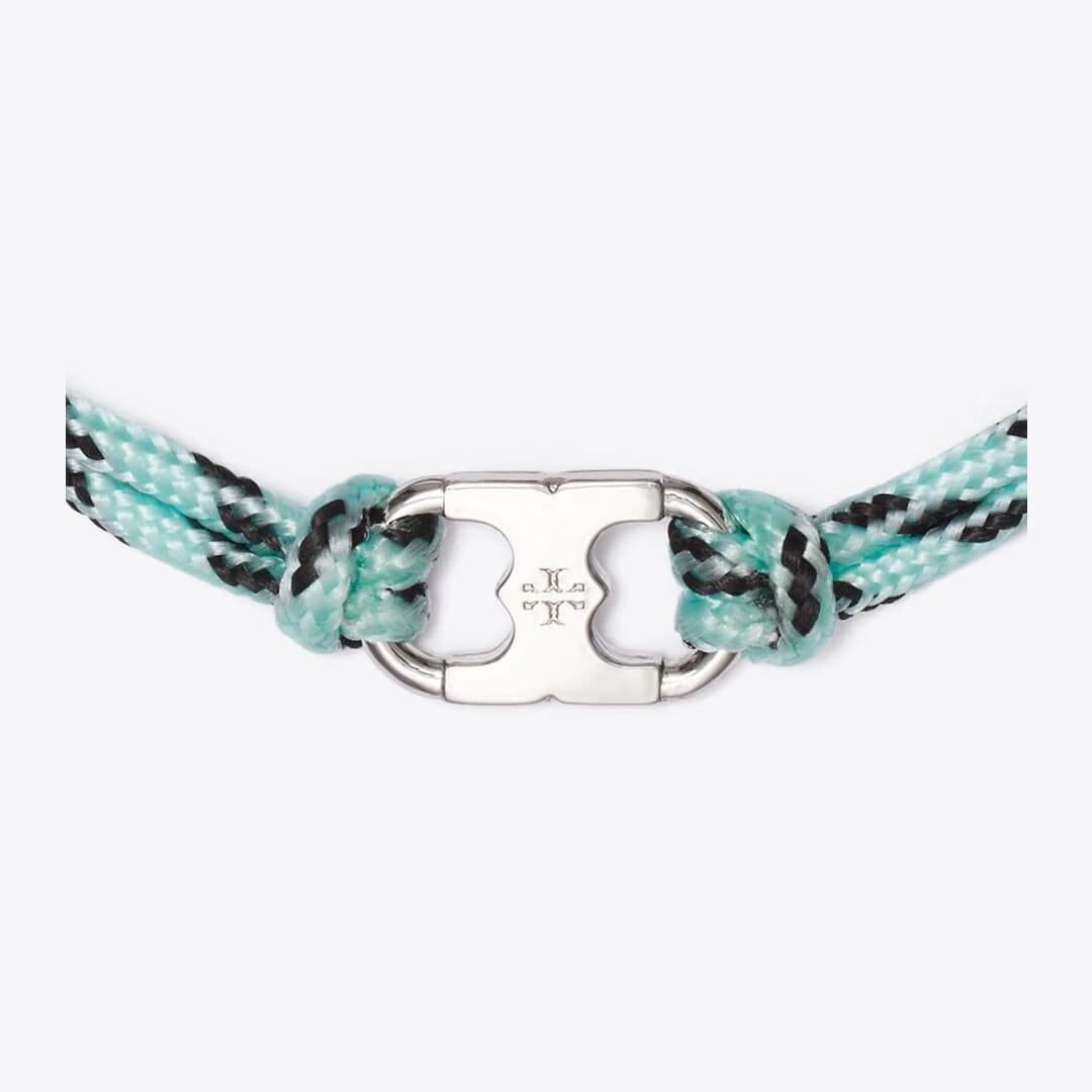 Tory Burch Embrace Ambition Bracelet Tory Silver / Blue