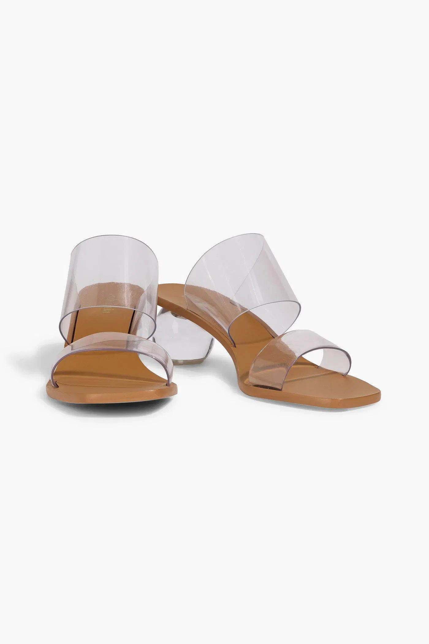 Cult Gaia Jila Pvc Mules Clear Women's