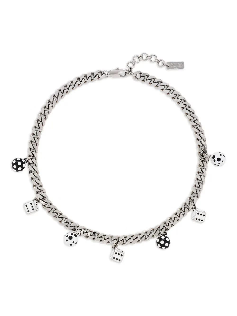 x Derrick Adams The Dice charm necklace