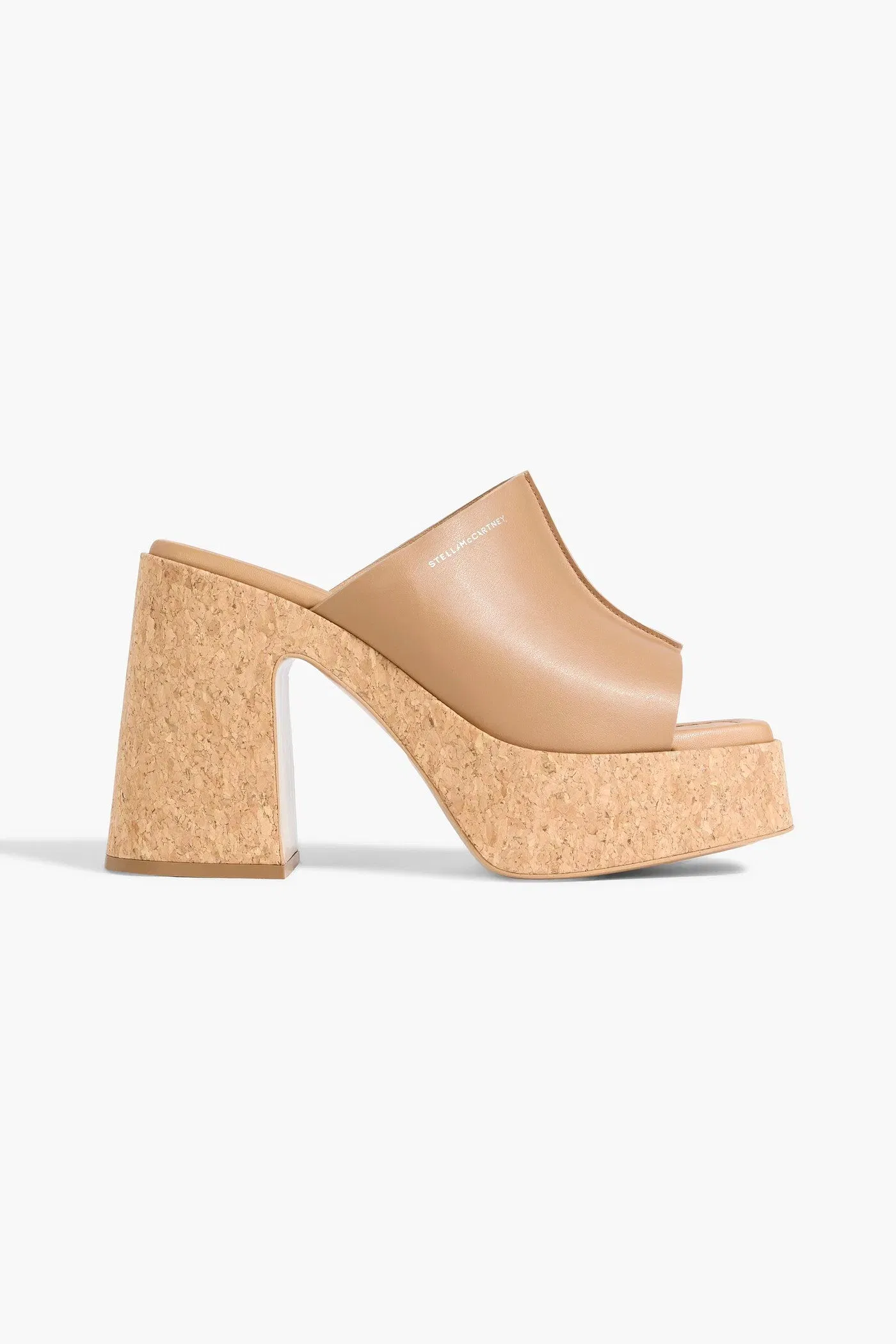 Stella Mccartney Skylar Platform Mules Light Brown Women's