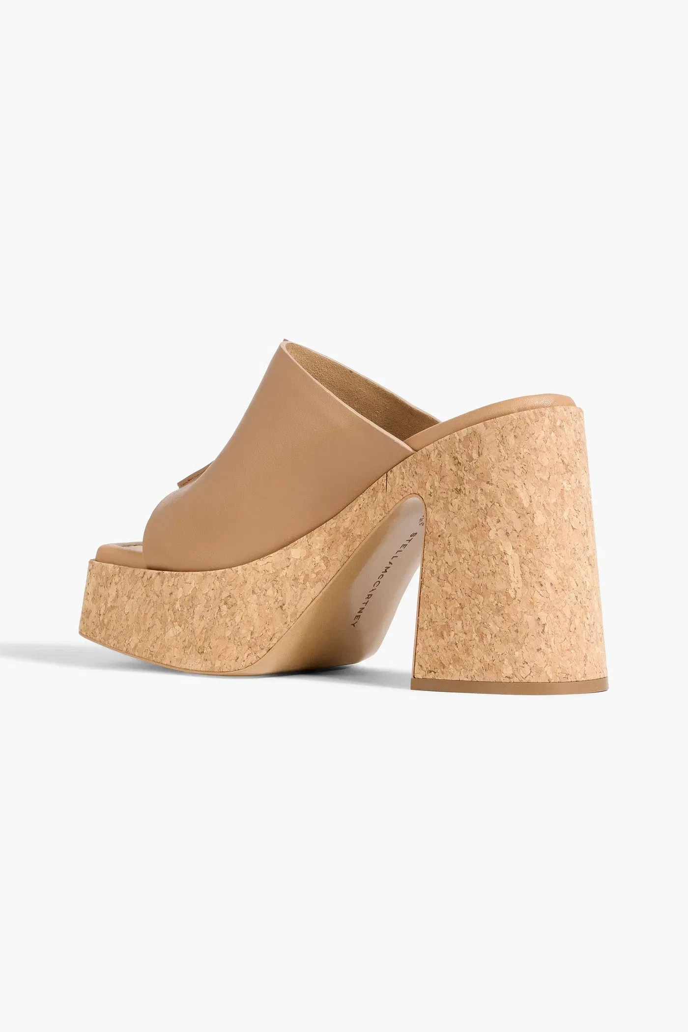Stella Mccartney Skylar Platform Mules Light Brown Women's