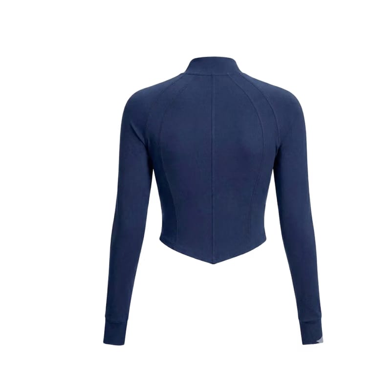 Sknny B*tch Women CropZip Navy Pullover