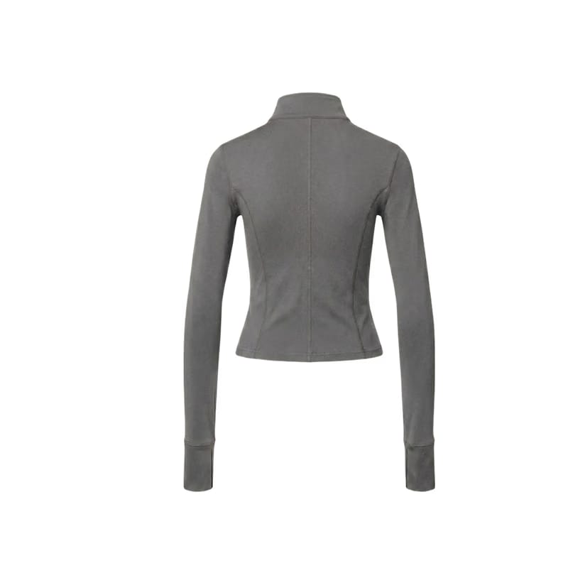Sknny B*tch Women Zip Grey Pullover