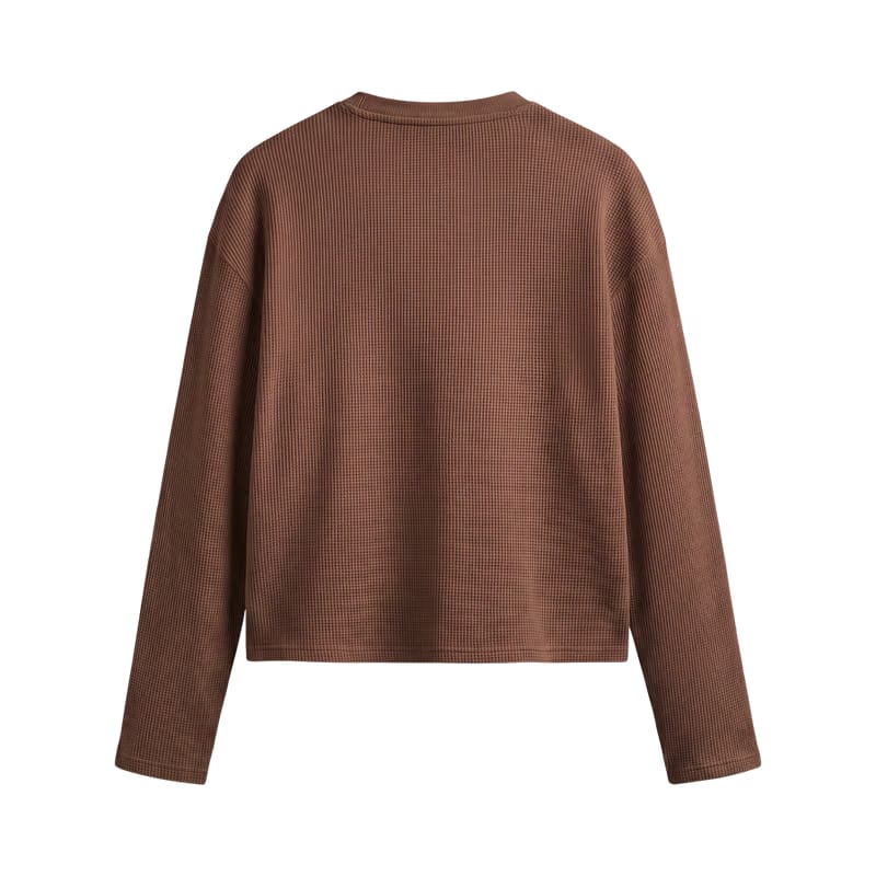 Reserve Relaxed Waffle Tee - Burnt Umber
