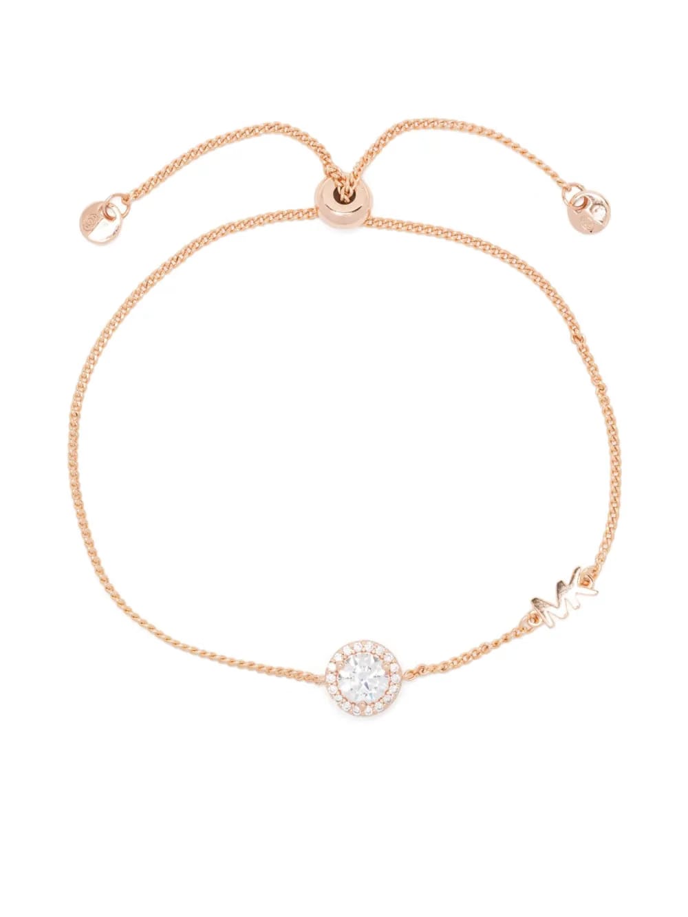 Pavé halo slider bracelet